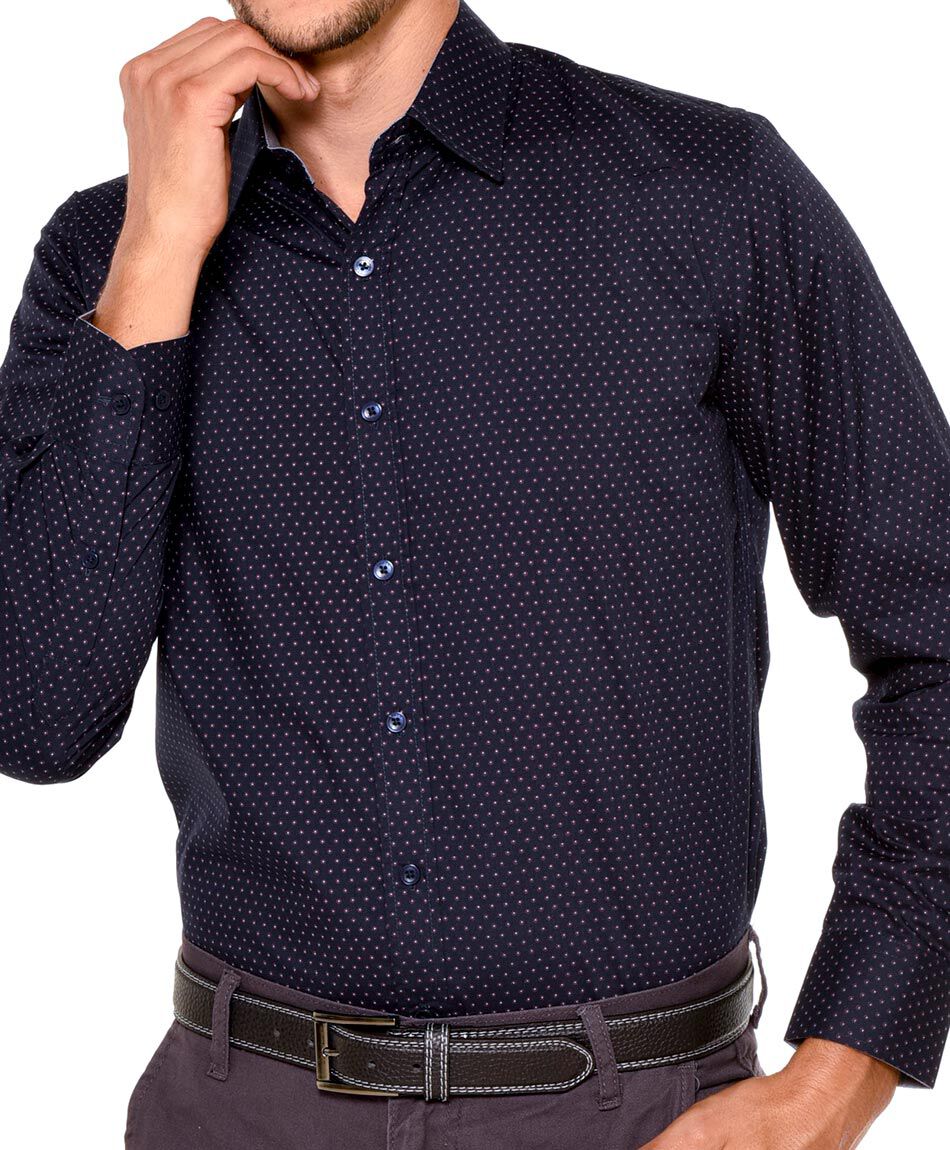 Camisa manga larga estampada