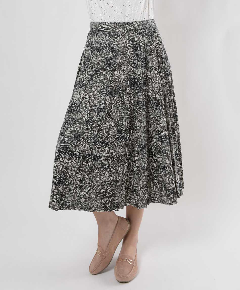 Falda mujer animal print midi