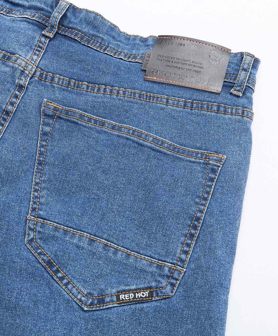 Jeans hombre azul skinny