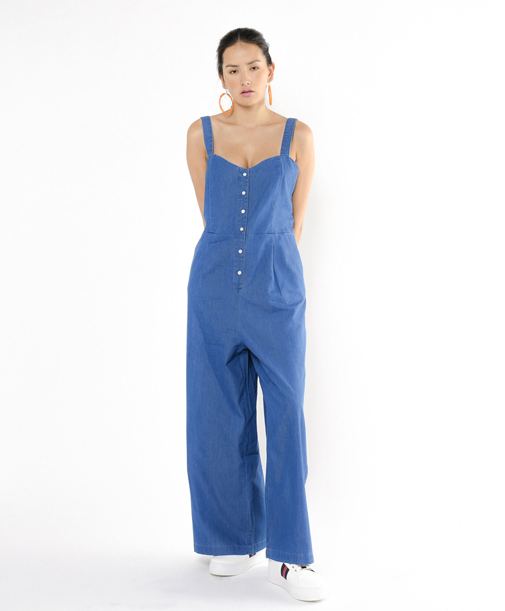 Enterito mujer denim botones Enterito mujer denim botones
