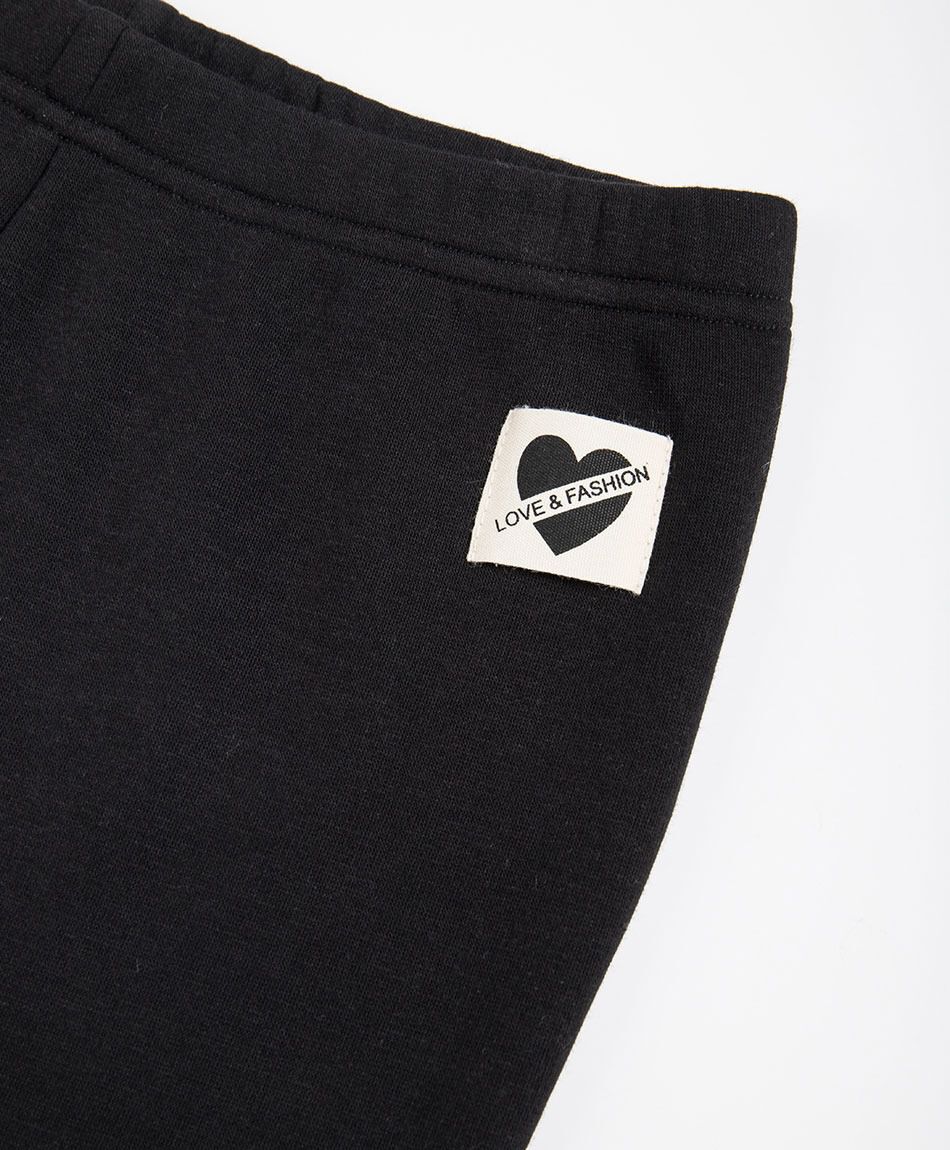 Leggins ni&ntilde;a forradas coraz&oacute;n