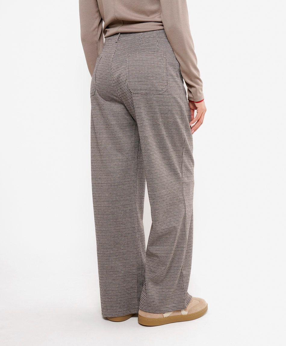 Pantal&oacute;n mujer check wide
