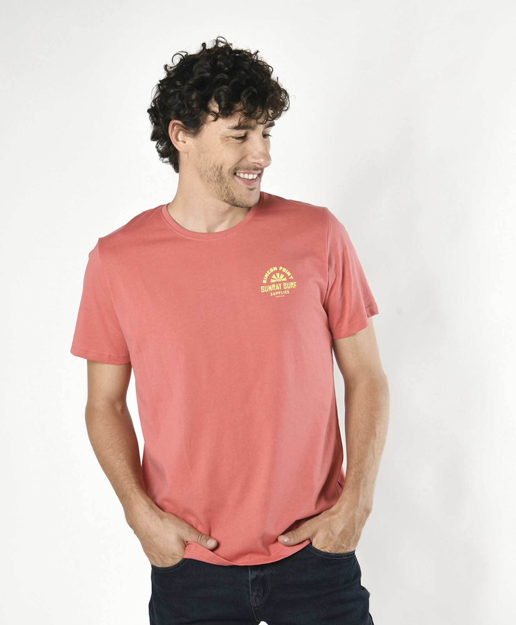 Polera hombre estampado sol Polera hombre estampado sol