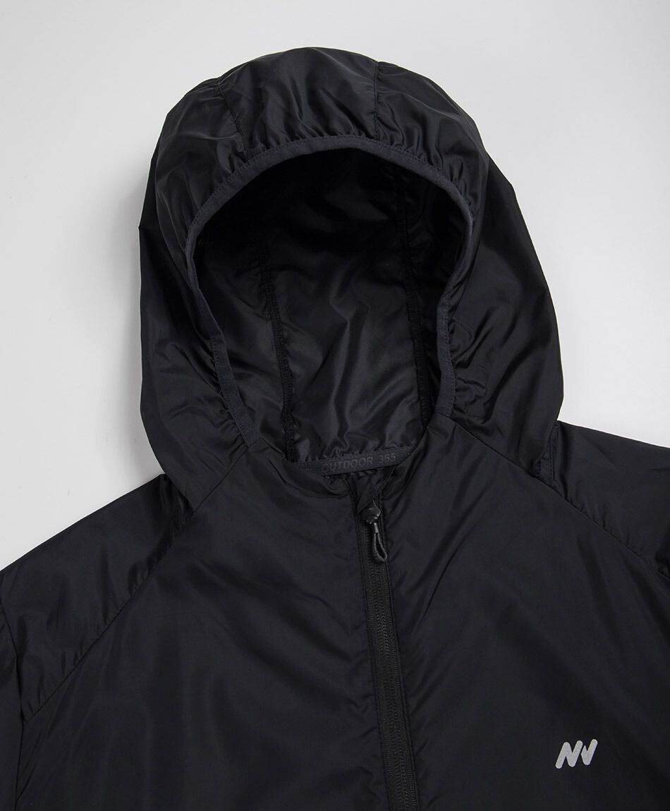 Cortaviento hombre negro