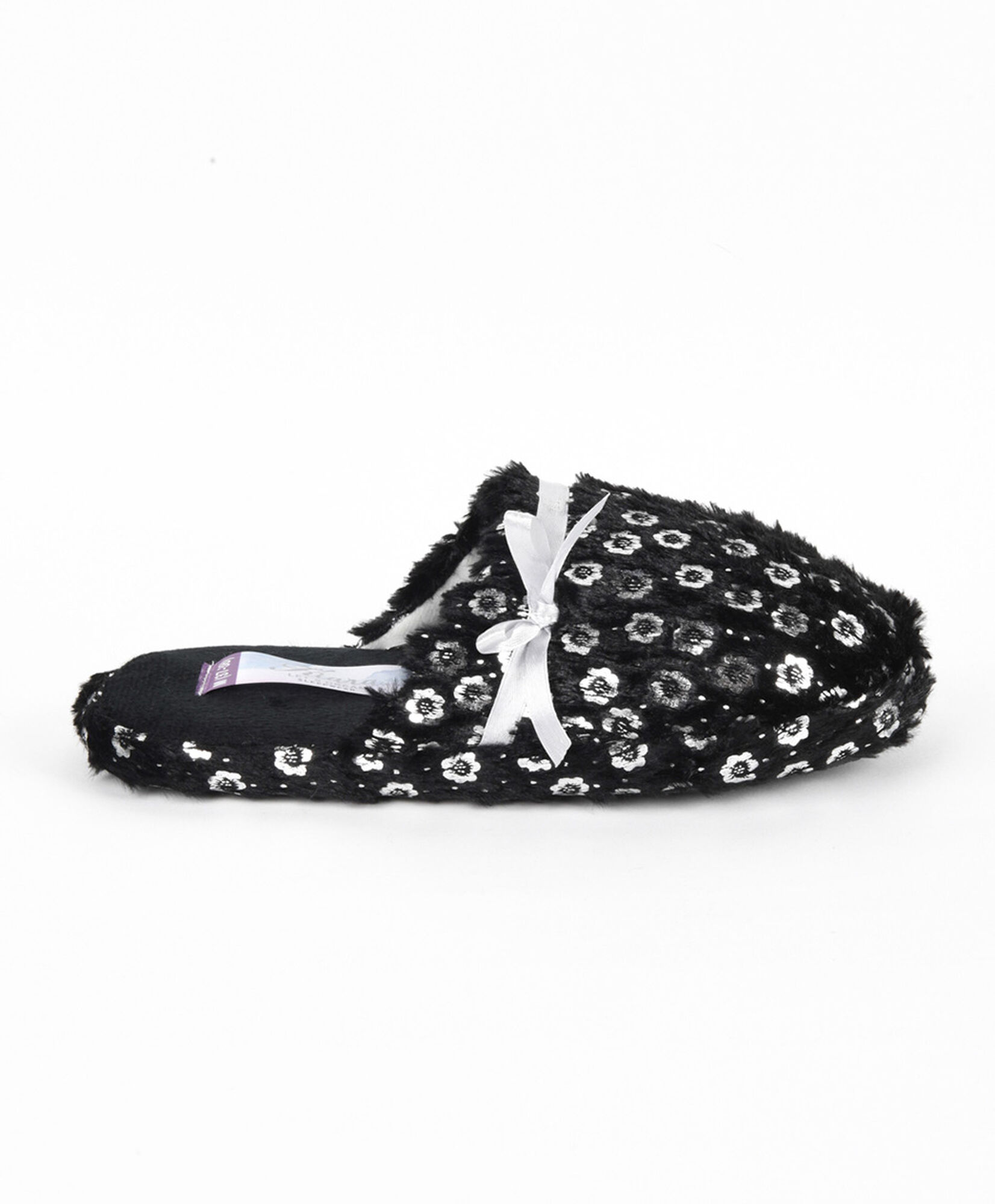 Pantufla mujer lazo y brillos Pantufla mujer lazo y brillos
