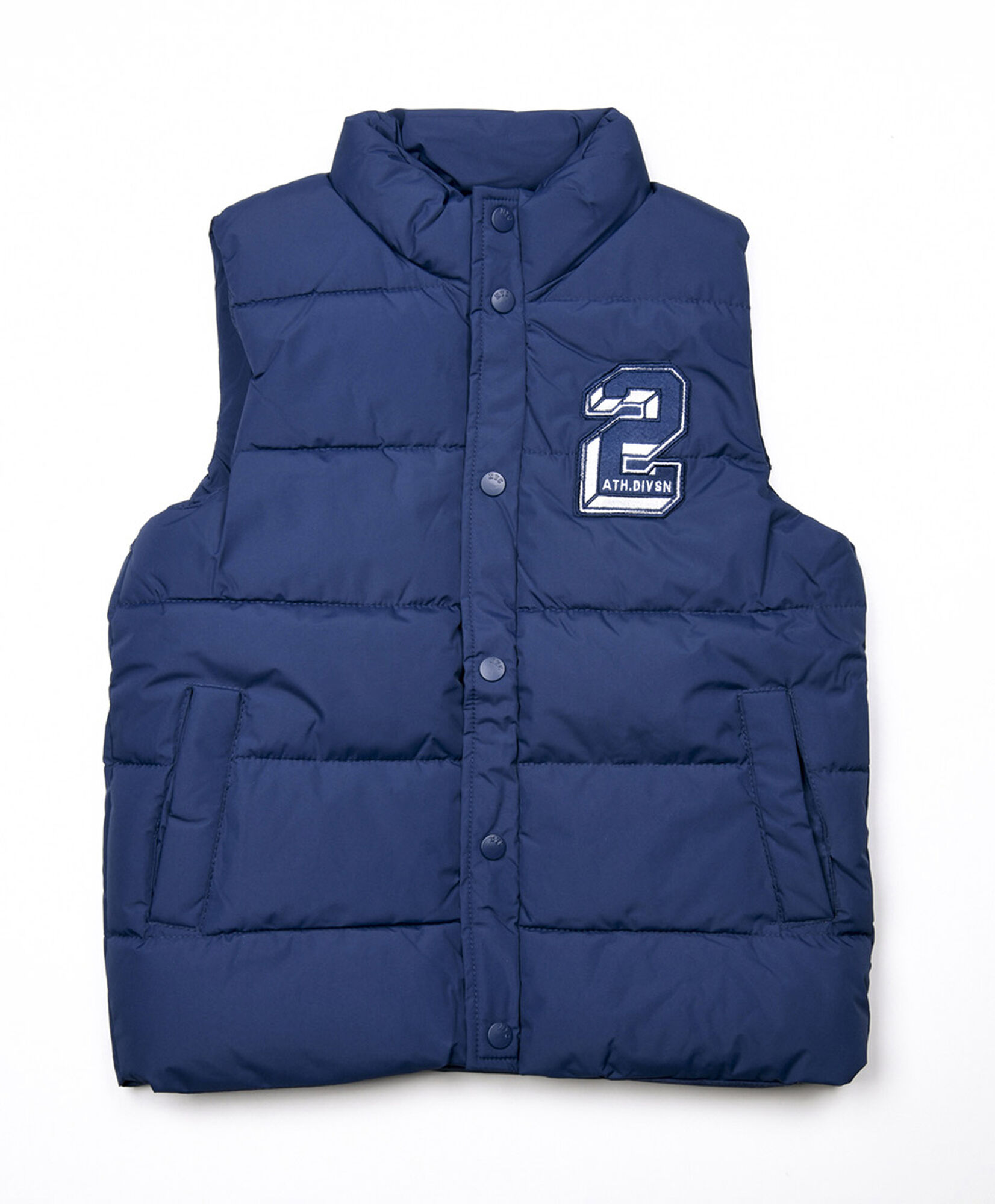 Parka niño sin mangas azul Parka niño sin mangas azul