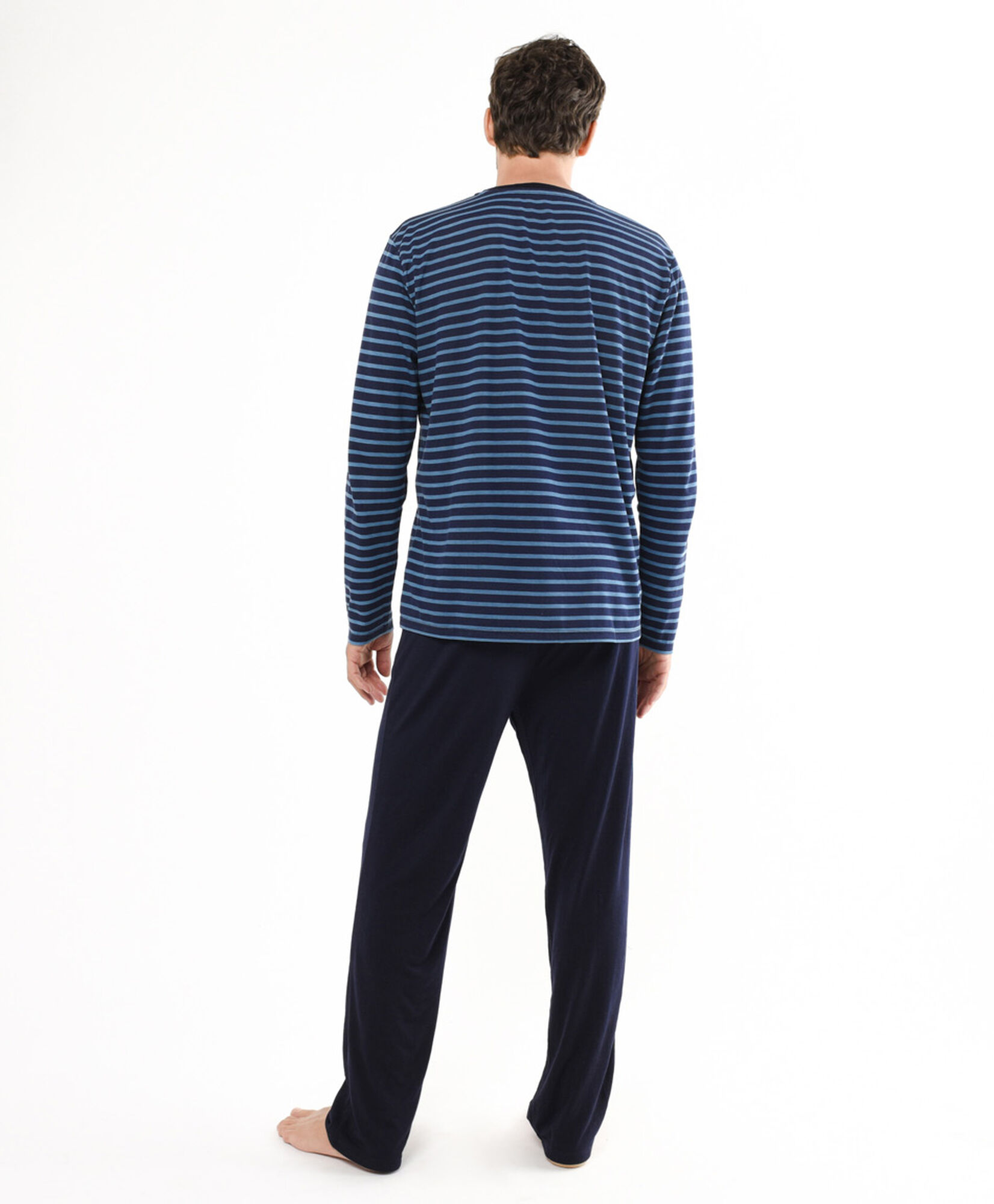 Pijama hombre línas azul Pijama hombre línas azul