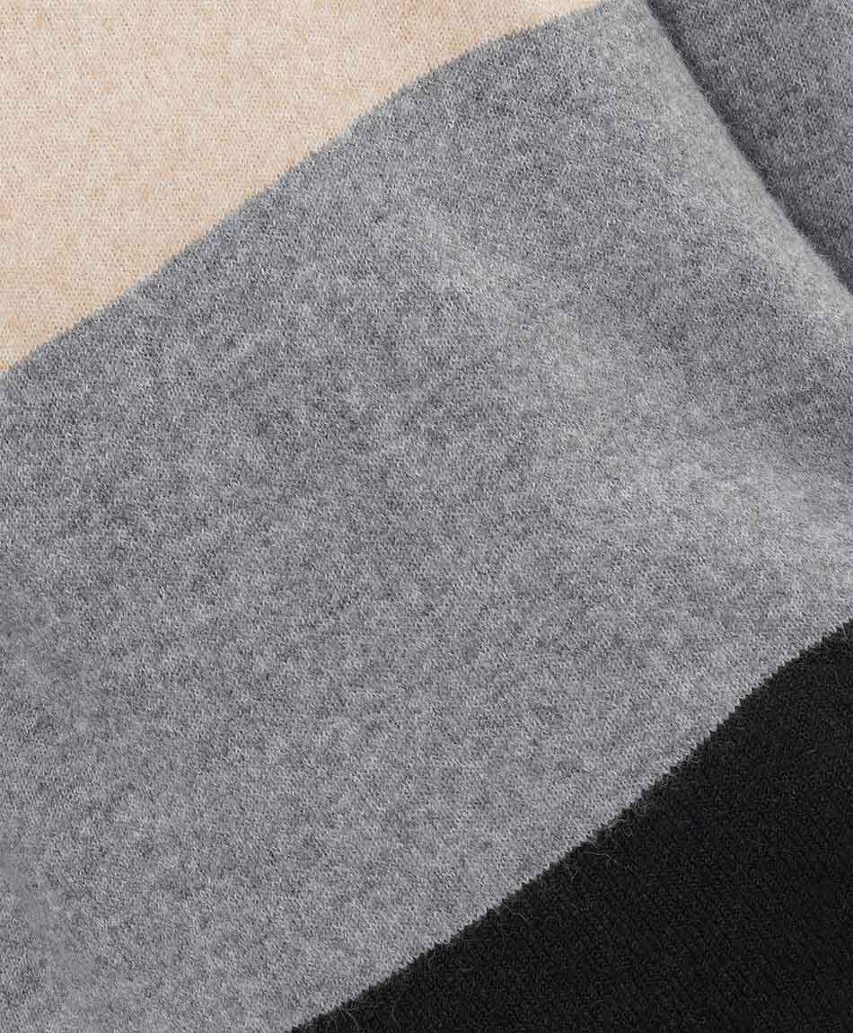 Cardigan mujer tricolor