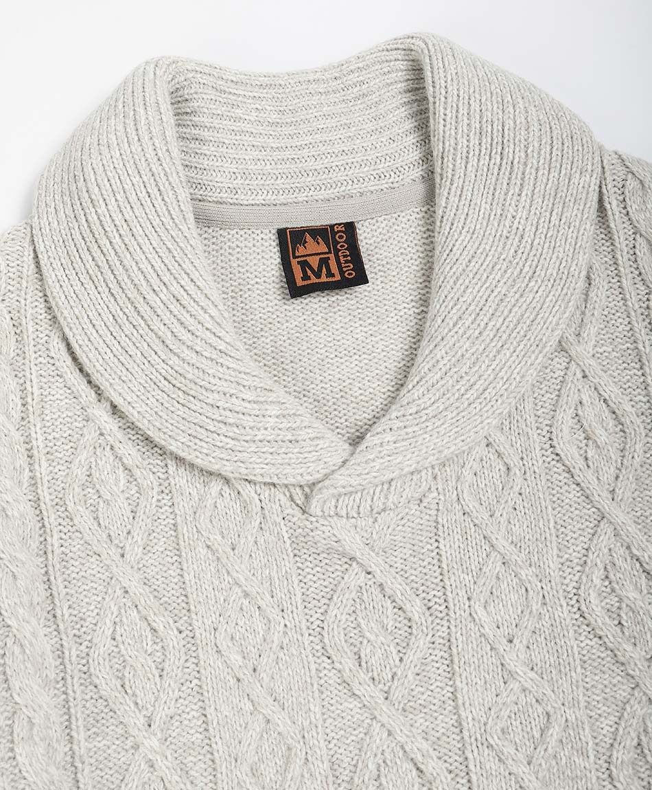 Sweater hombre cuello cruzado