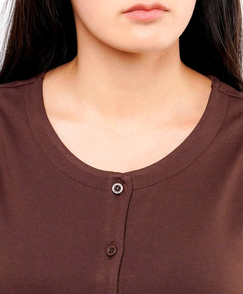 Blusa mujer jersey botones