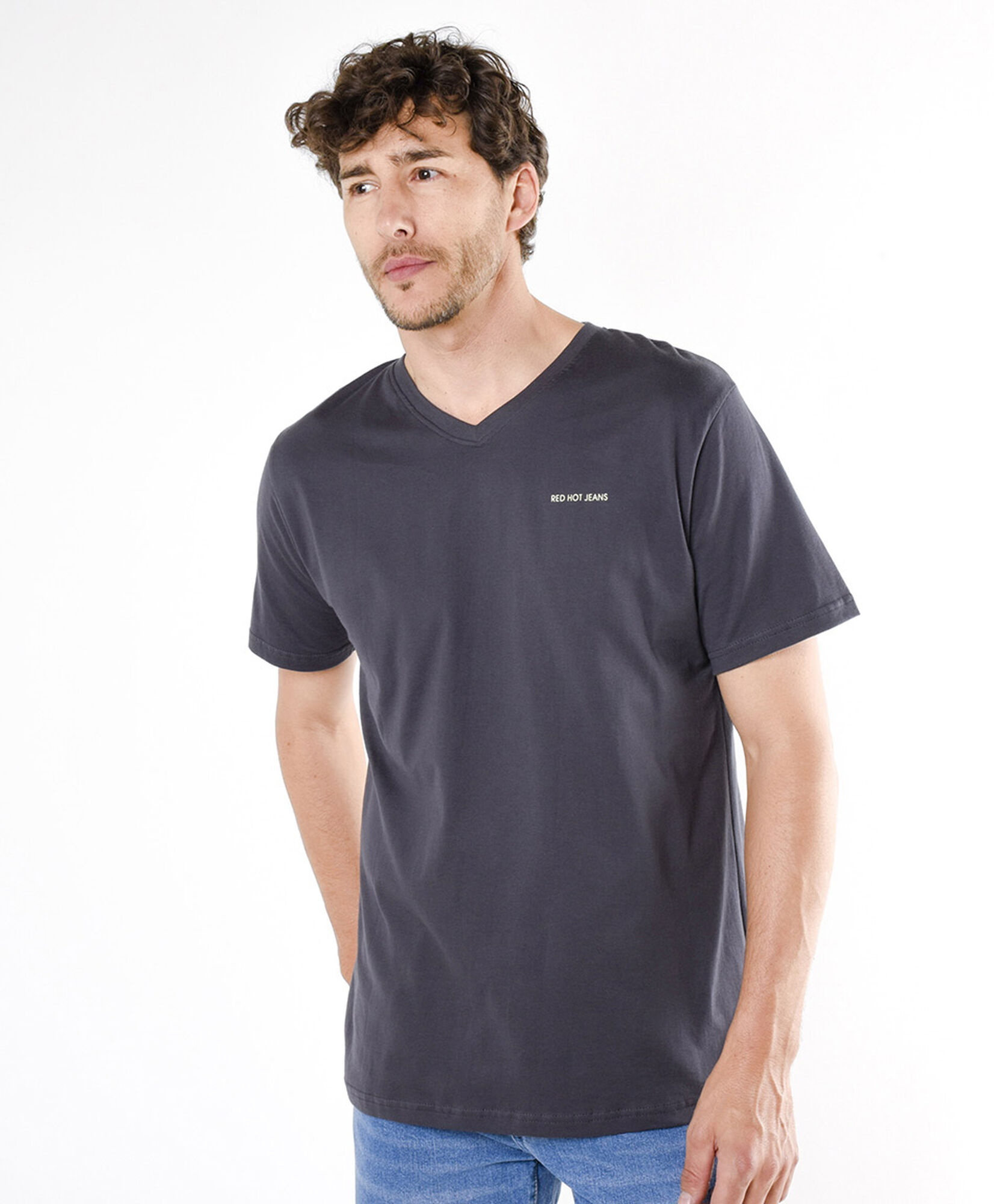Polera hombre doble estampado atardecer Polera hombre doble estampado atardecer