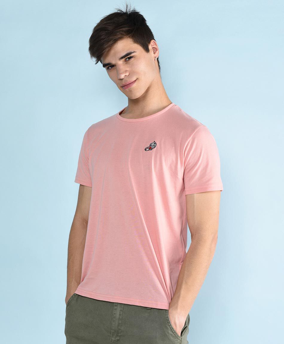 Polera manga corta cuello redondo