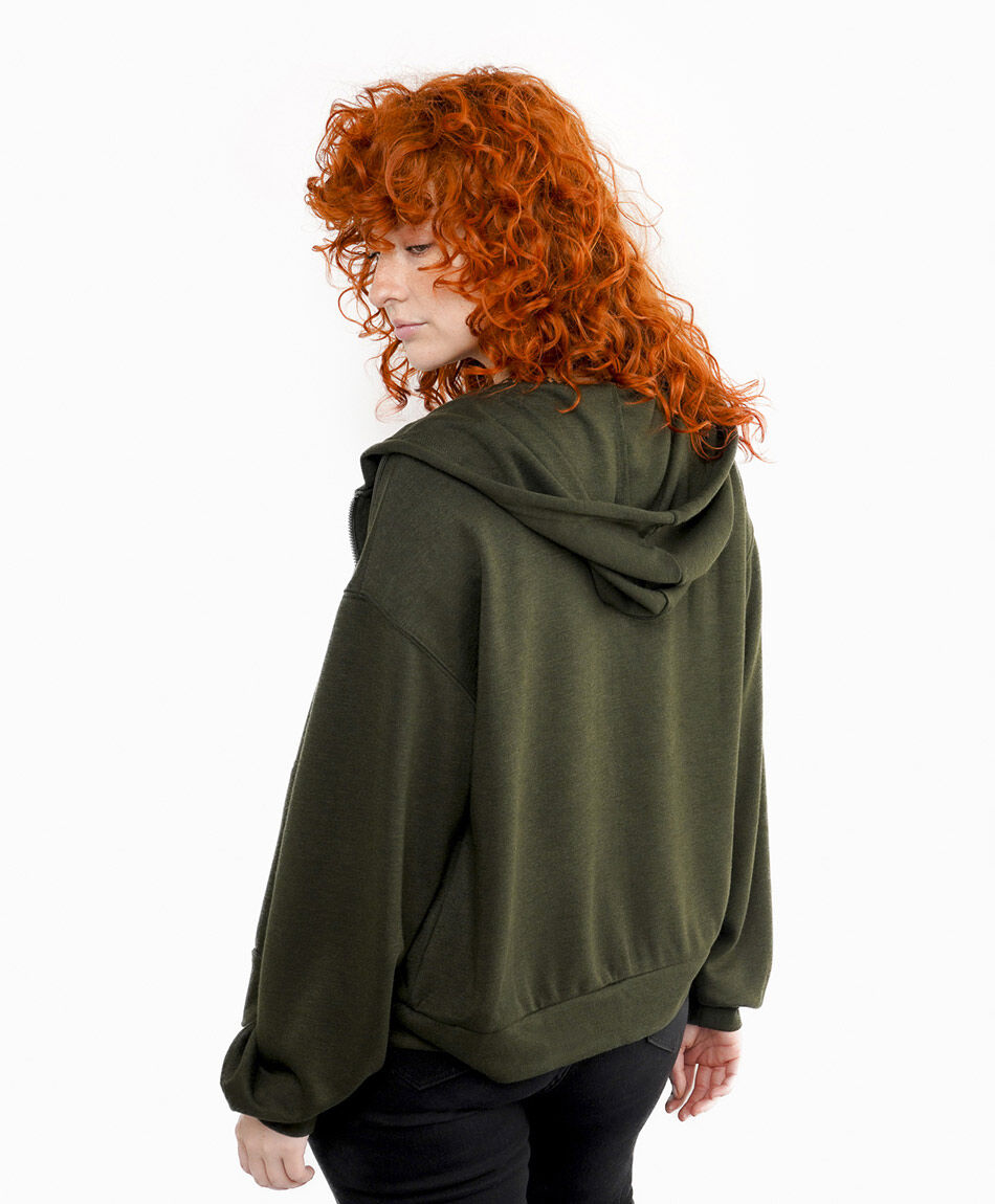 Poler&oacute;n mujer con cierre green