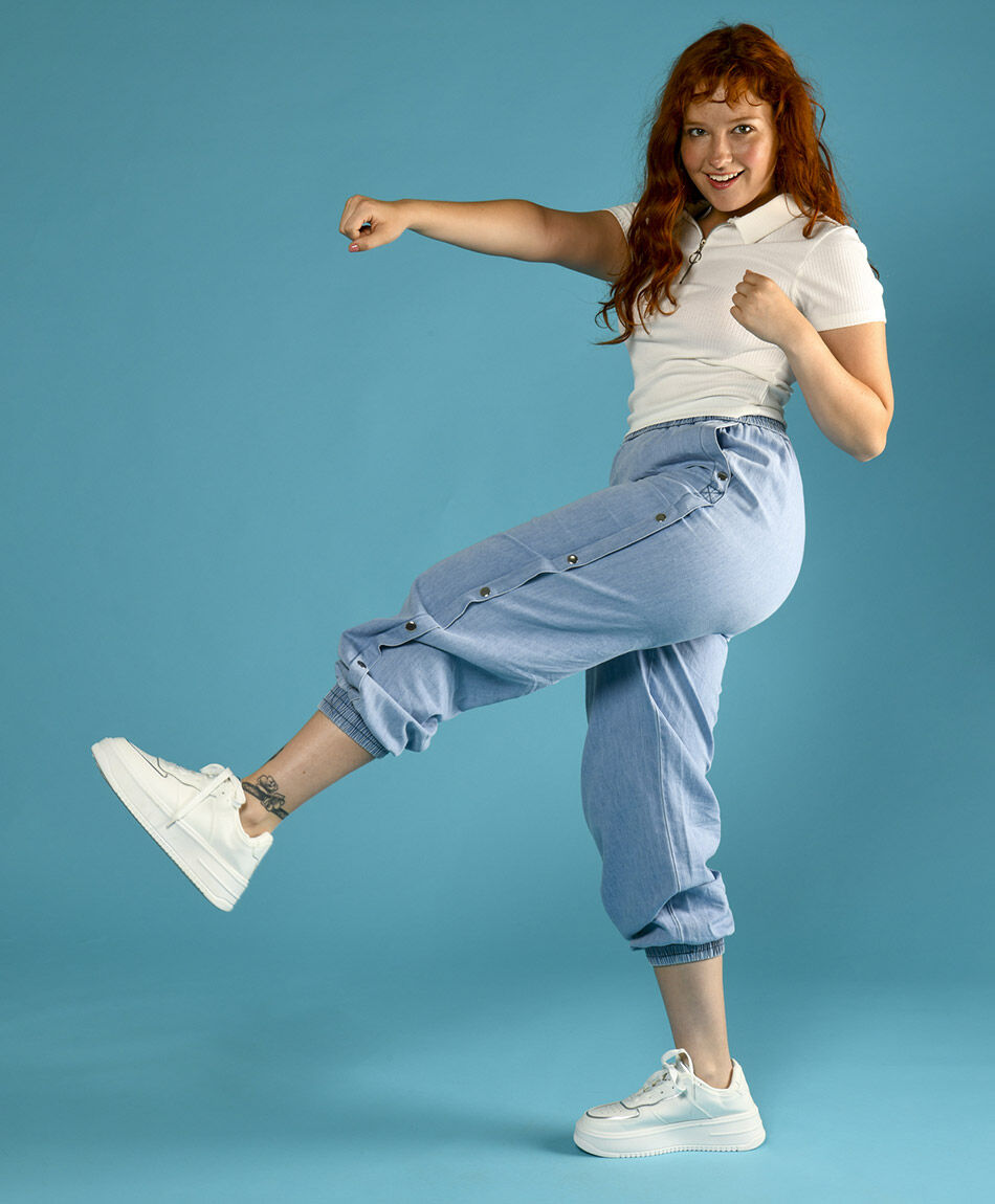 Jeans comfort broches