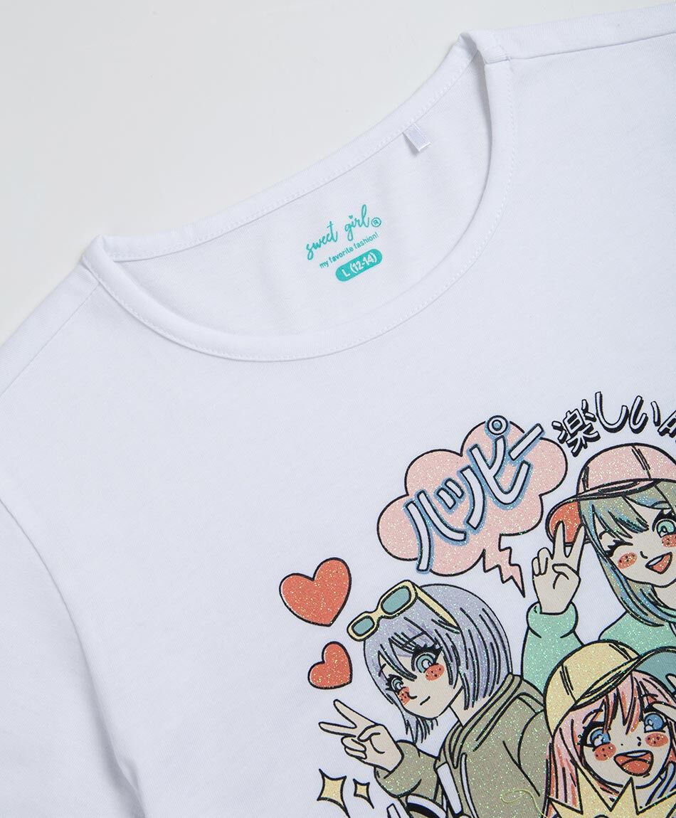 Polera ni&ntilde;a anim&eacute;