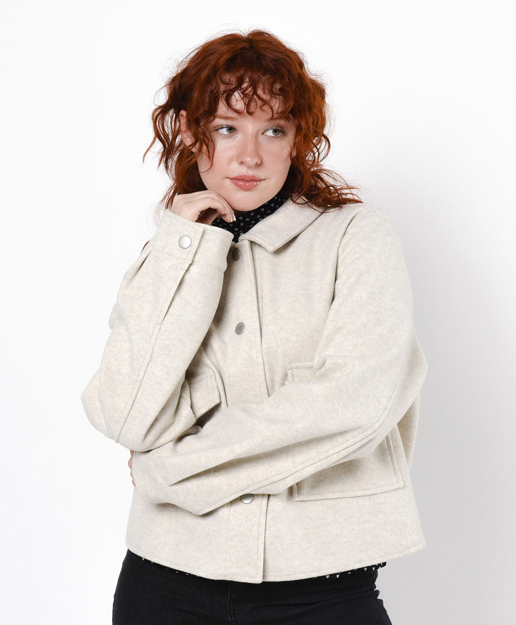 Chaqueta mujer bolsillos cuadrados Chaqueta mujer bolsillos cuadrados
