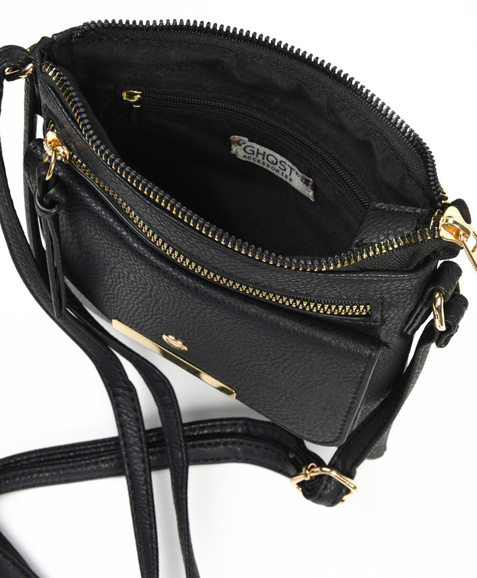 Bandolera mujer mini bot&oacute;n