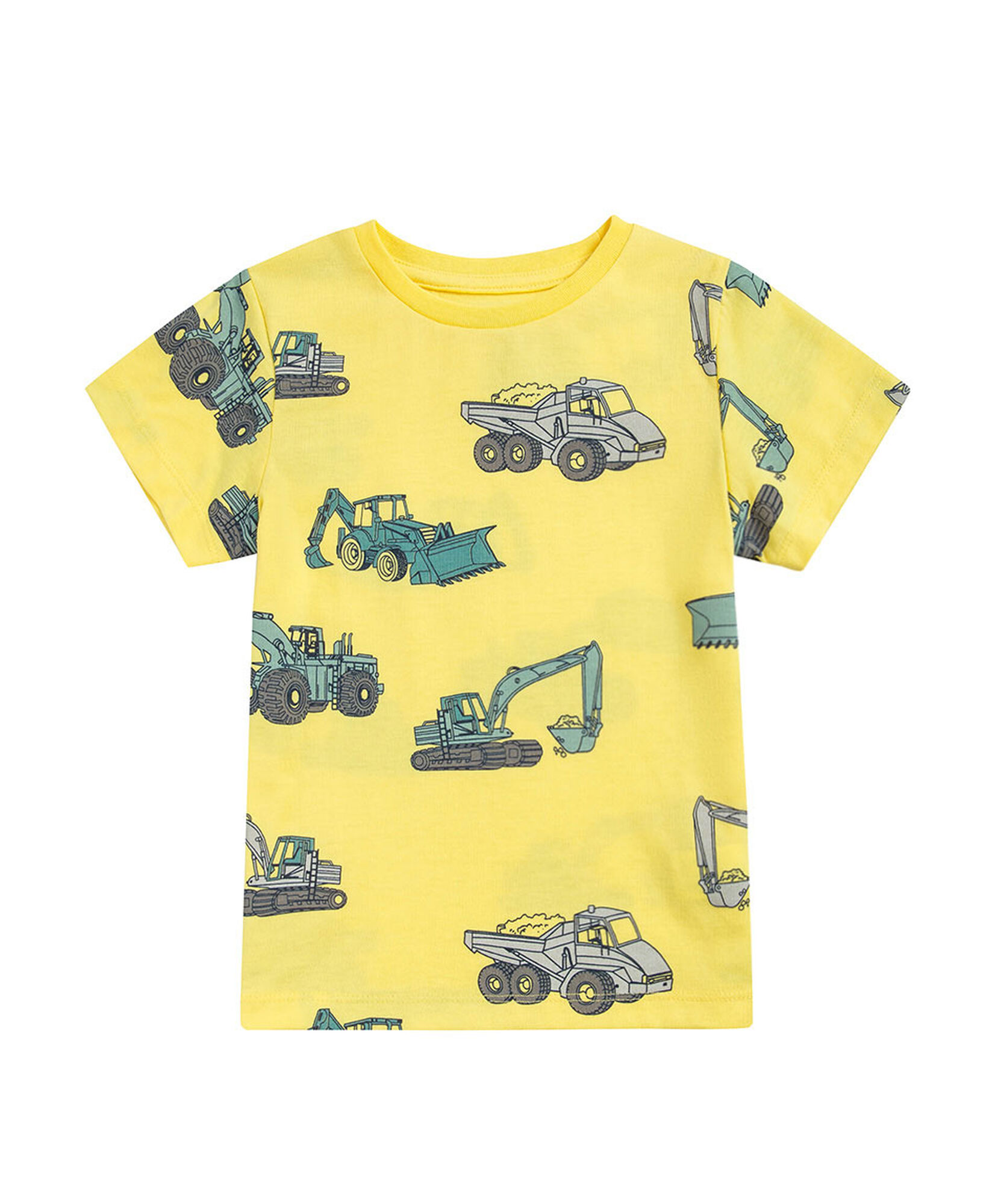 Polera bebé camiones construcción Polera bebé camiones construcción