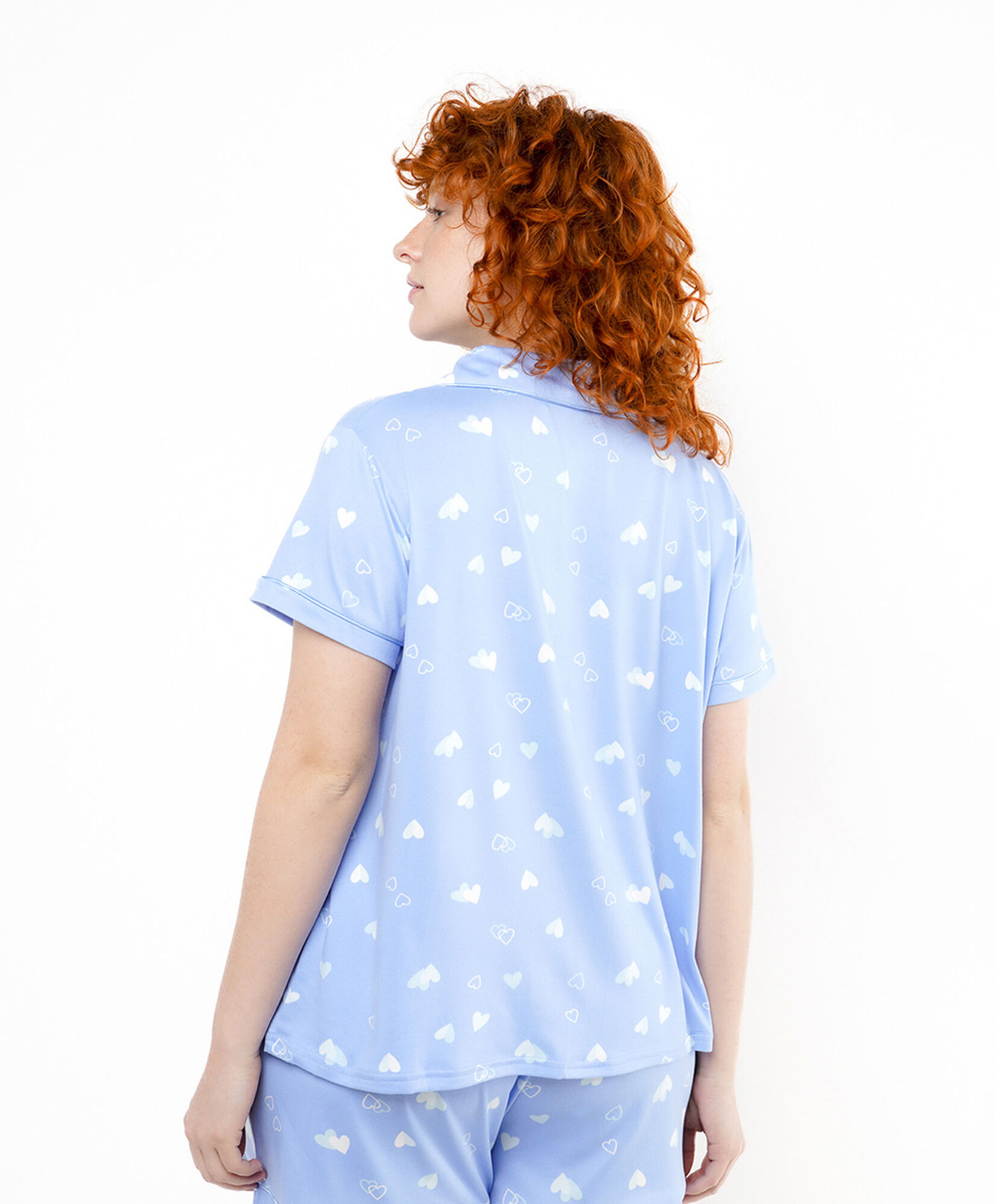 Pijama mujer camisero nubes Pijama mujer camisero nubes