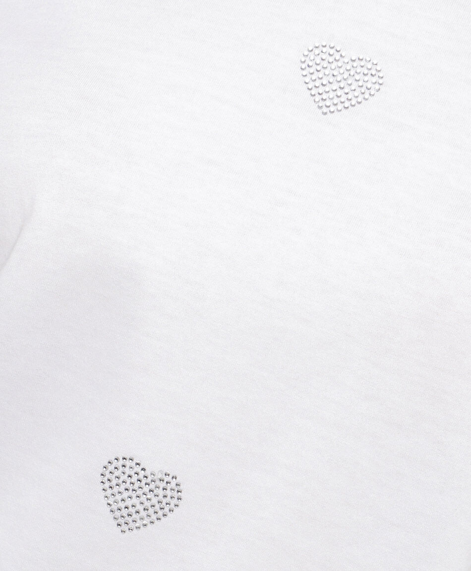 Polera mujer coraz&oacute;n brillos