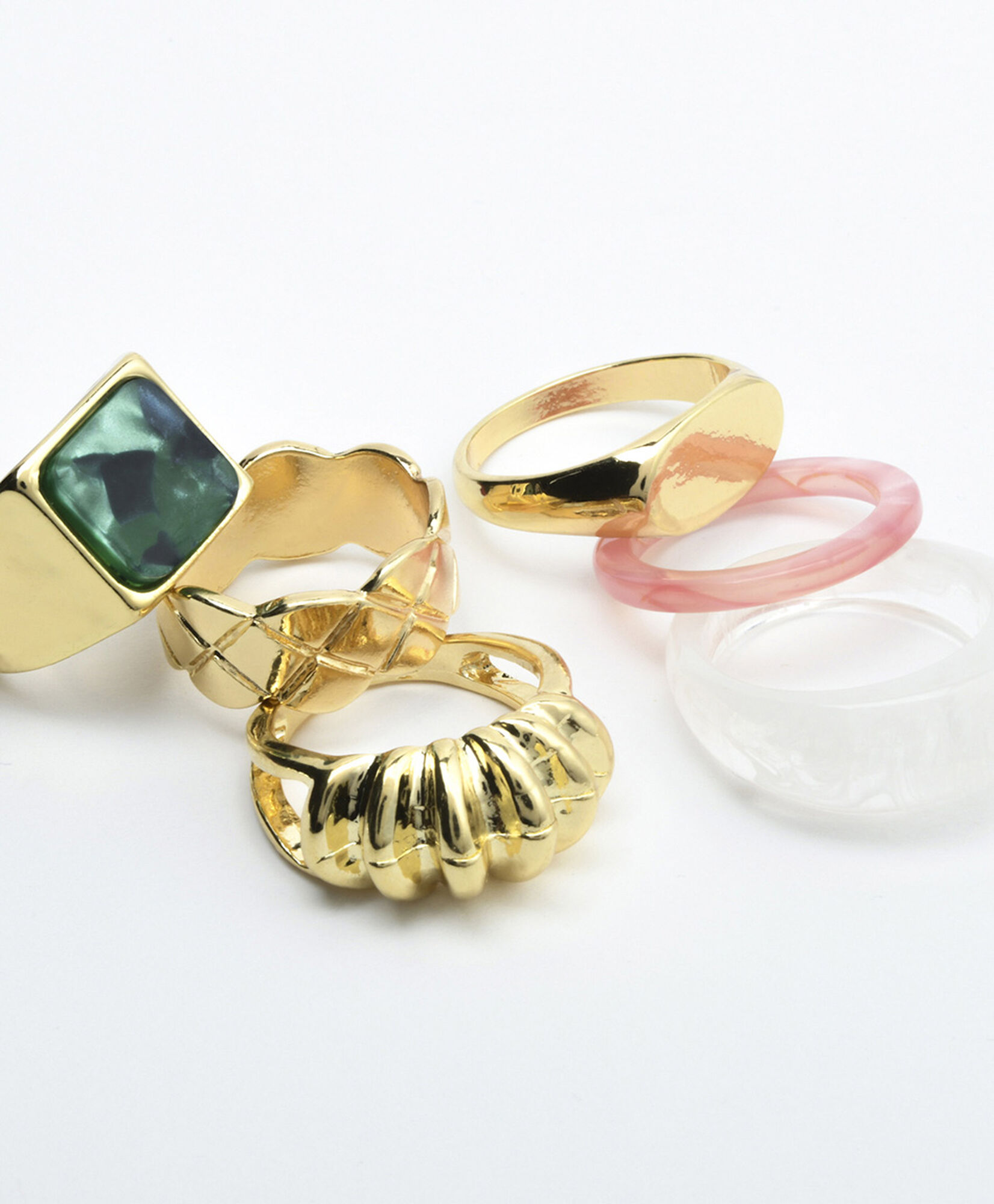 Set 6 anillos mujer variados Set 6 anillos mujer variados