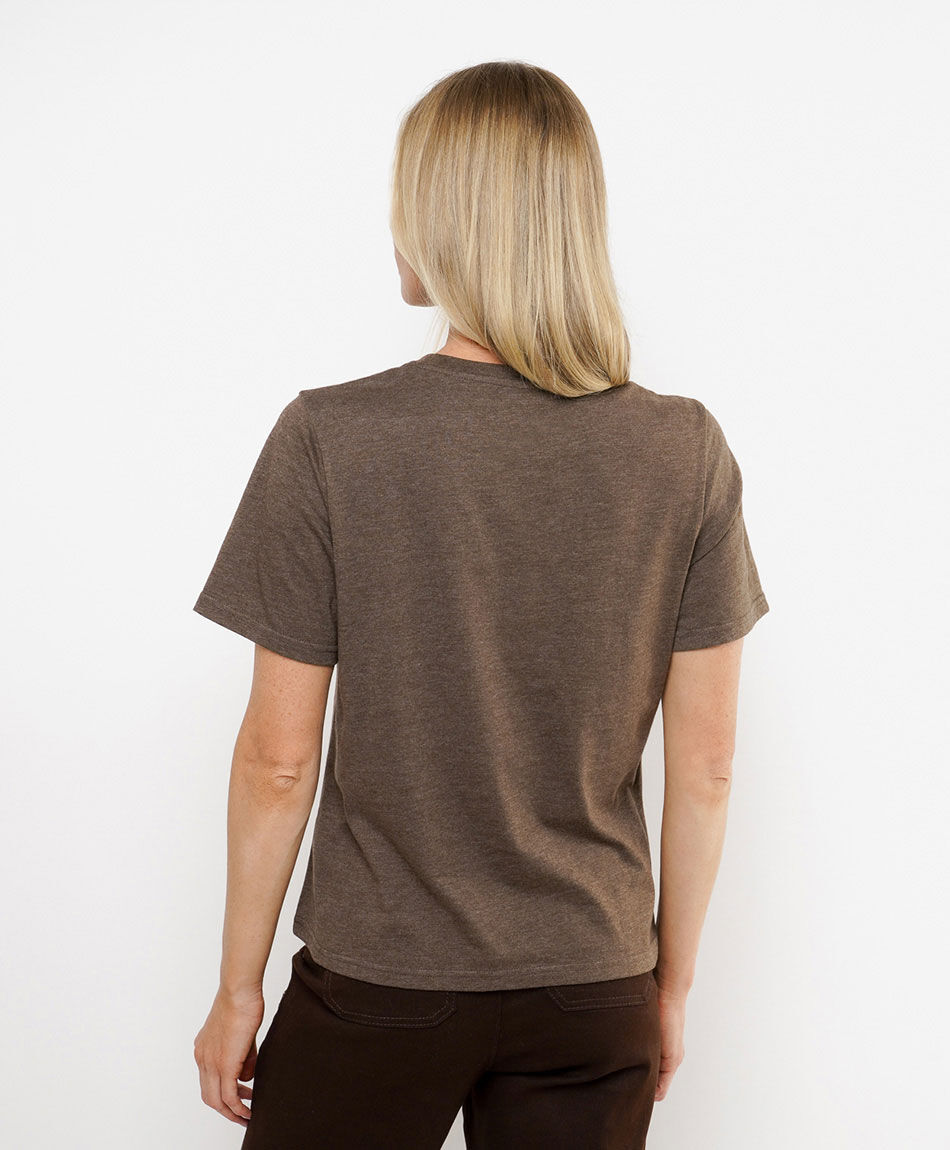 Polera mujer coraz&oacute;n golden