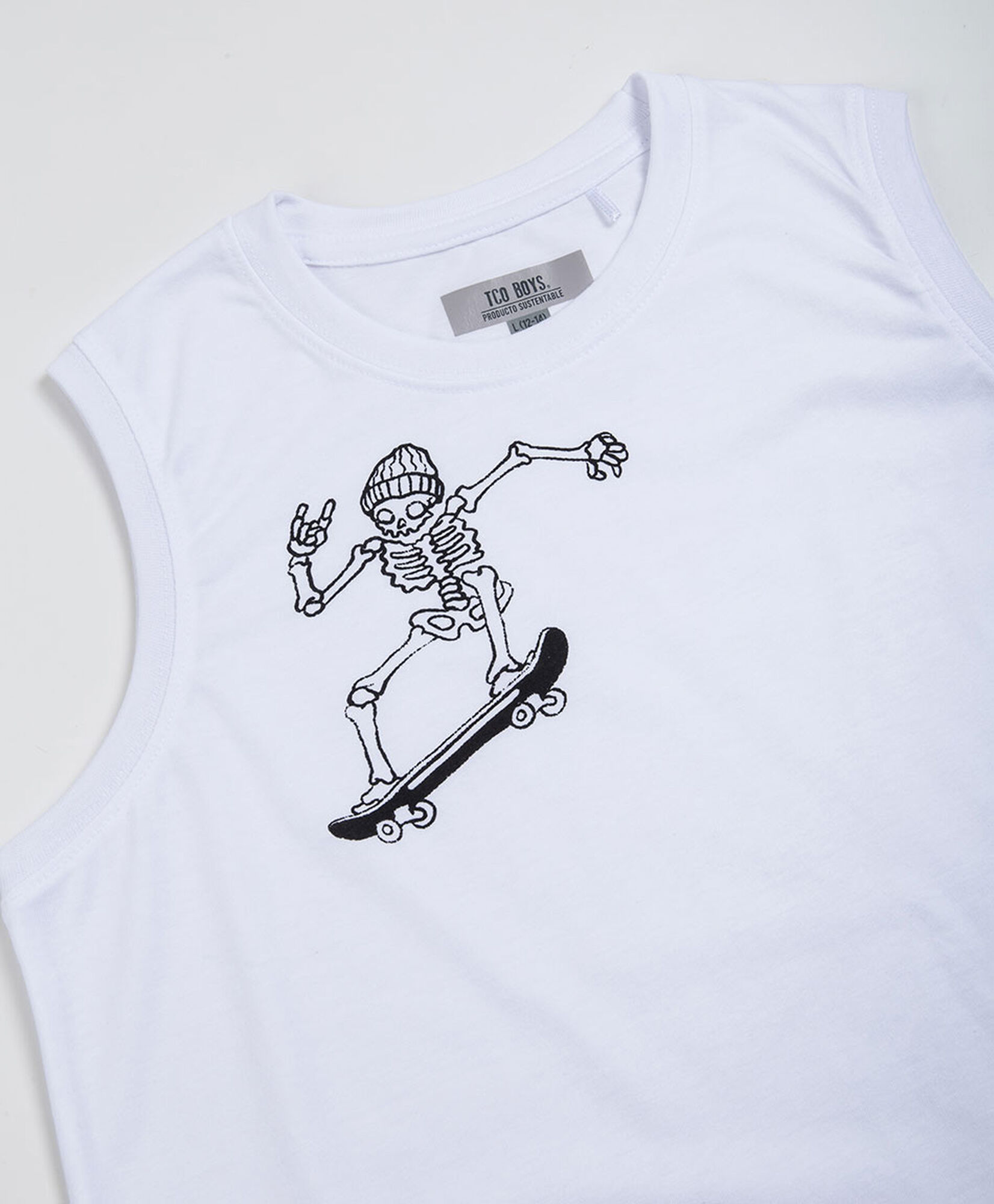 Polera niño skatepark sin mangas Polera niño skatepark sin mangas