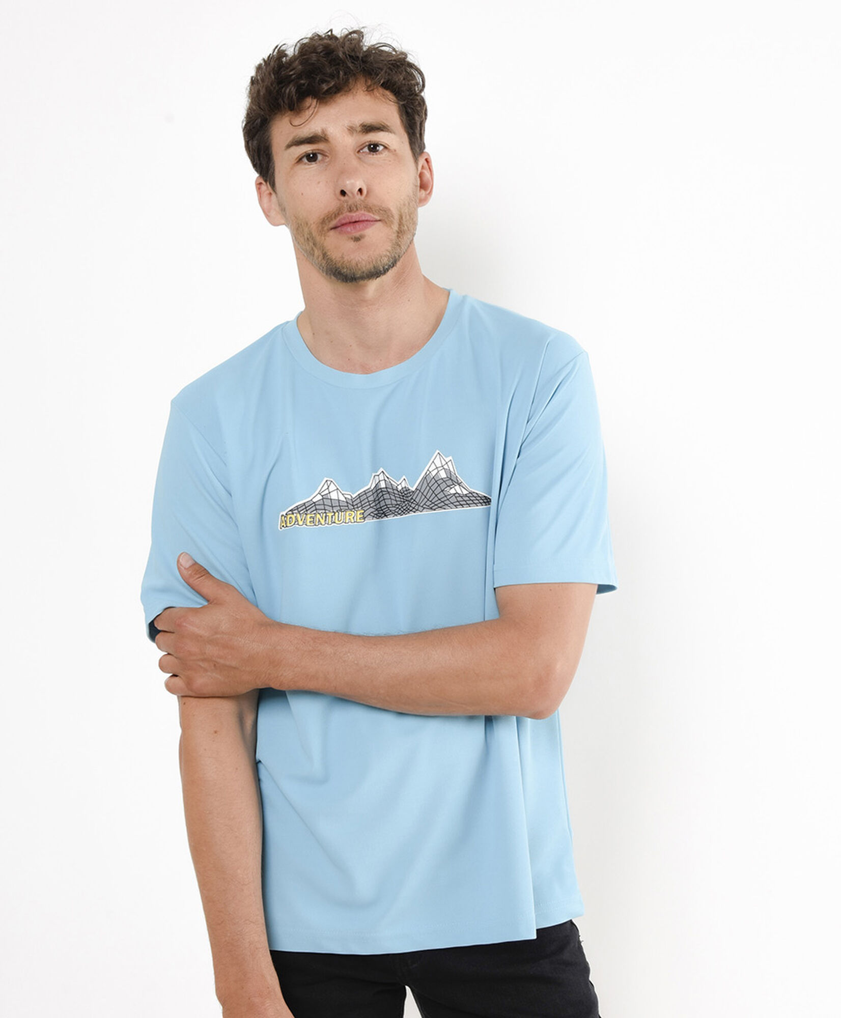 Polera hombre montaña dry fit Polera hombre montaña dry fit