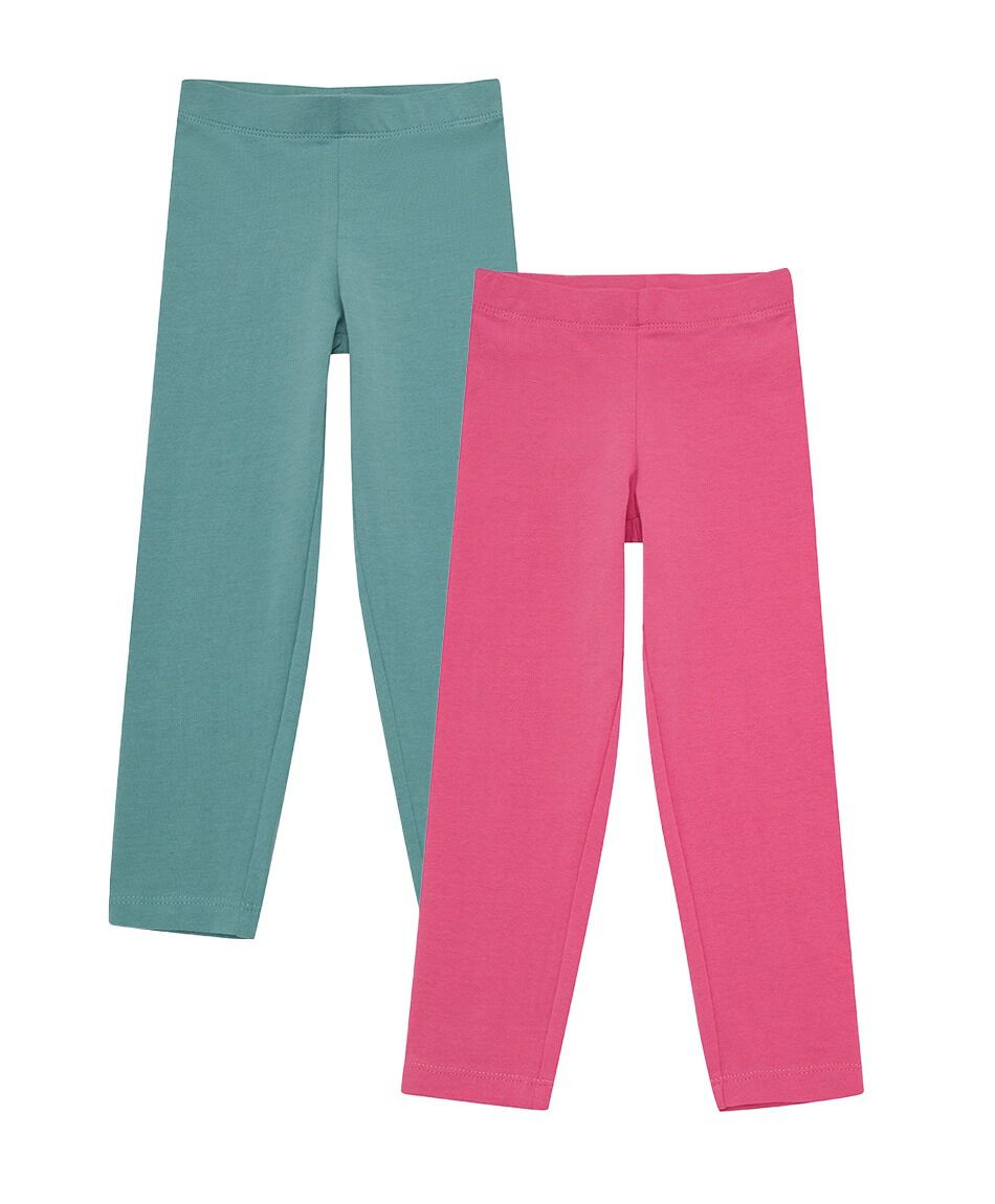 Pack 2 leggins beb&eacute; lisas