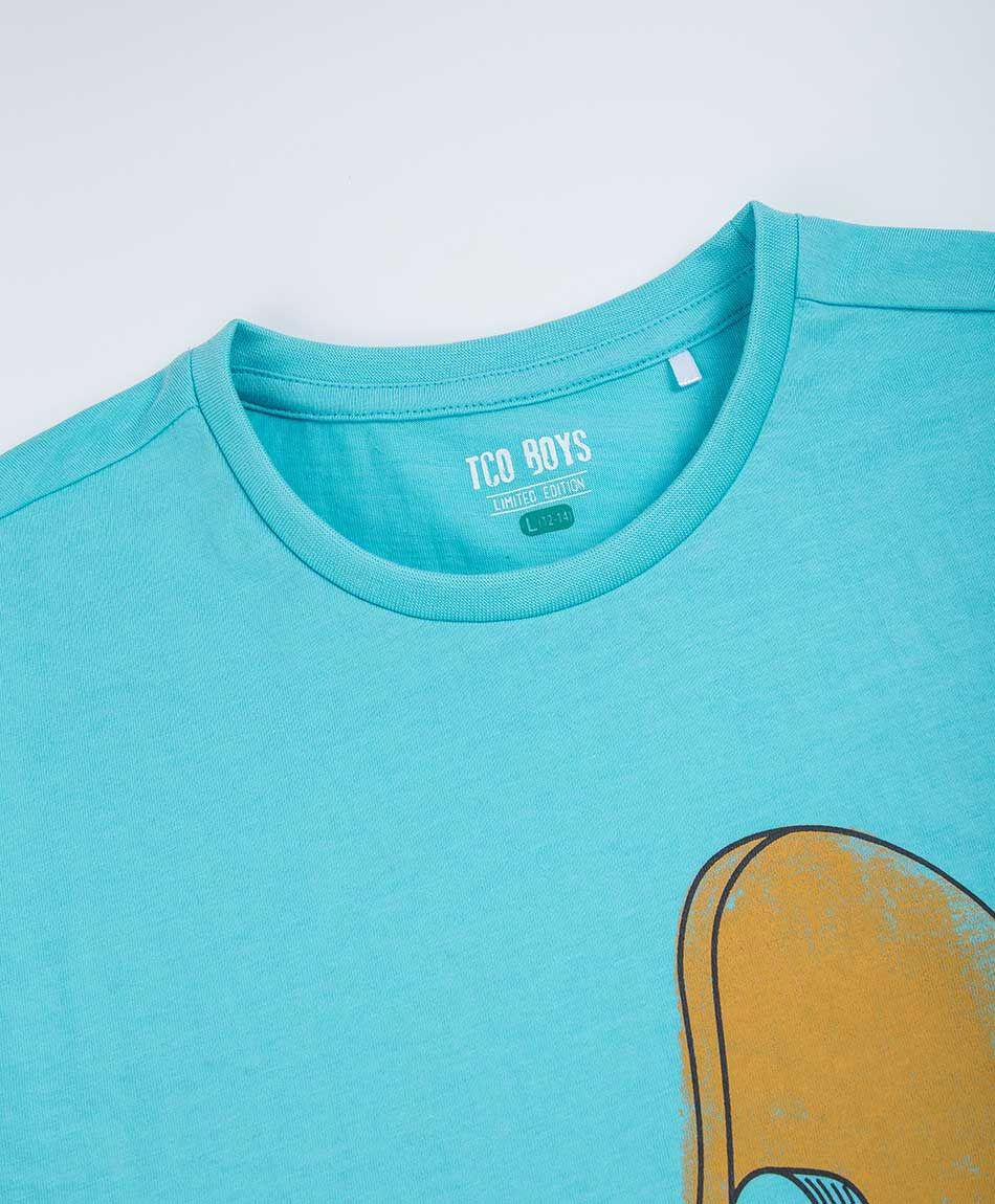 Polera ni&ntilde;o skate frase