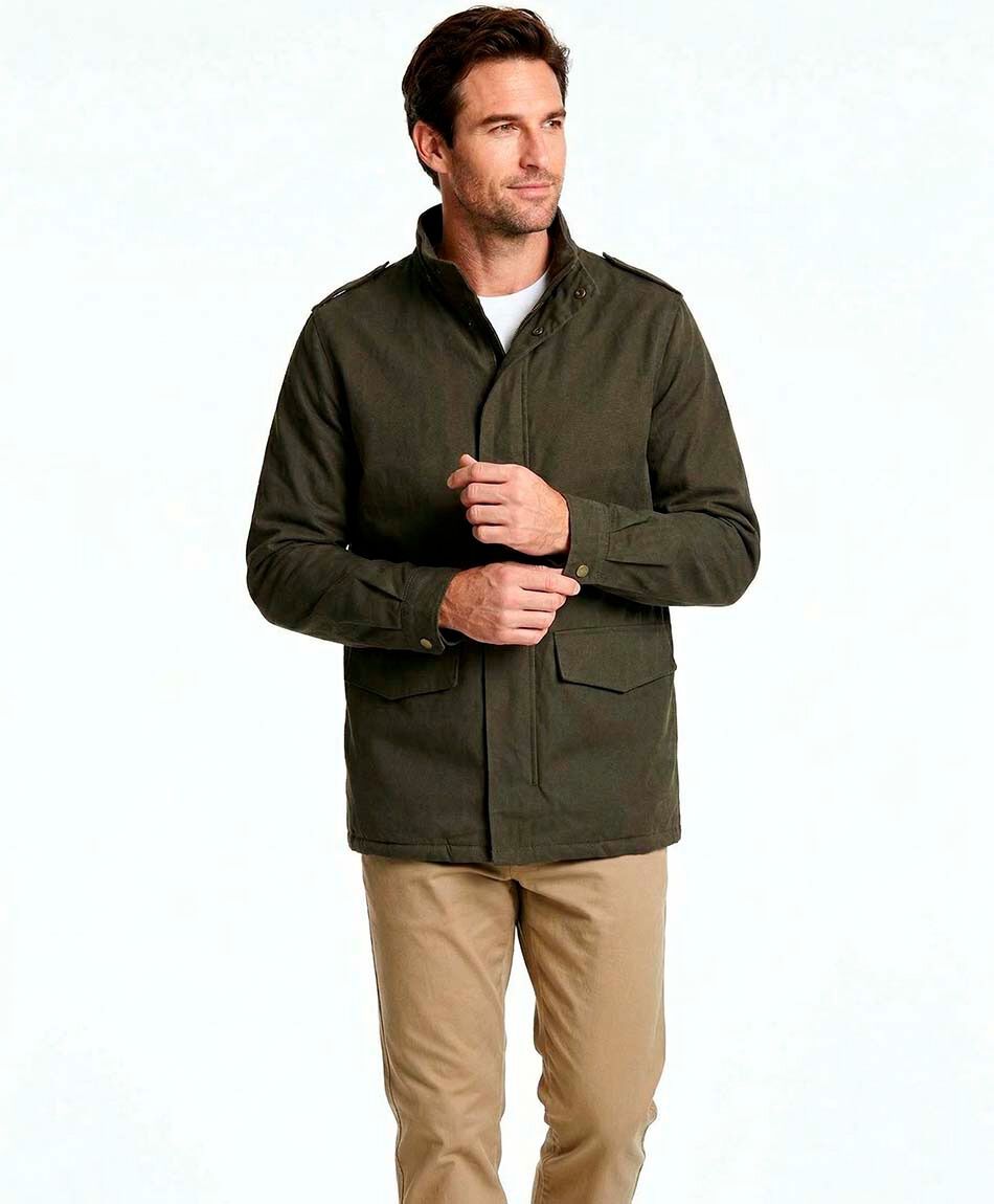Chaqueta hombre cuello cerrado