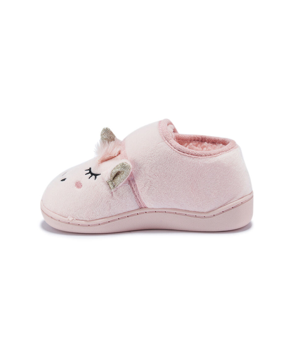 PANTUFLA VELCRO UNICORNIO