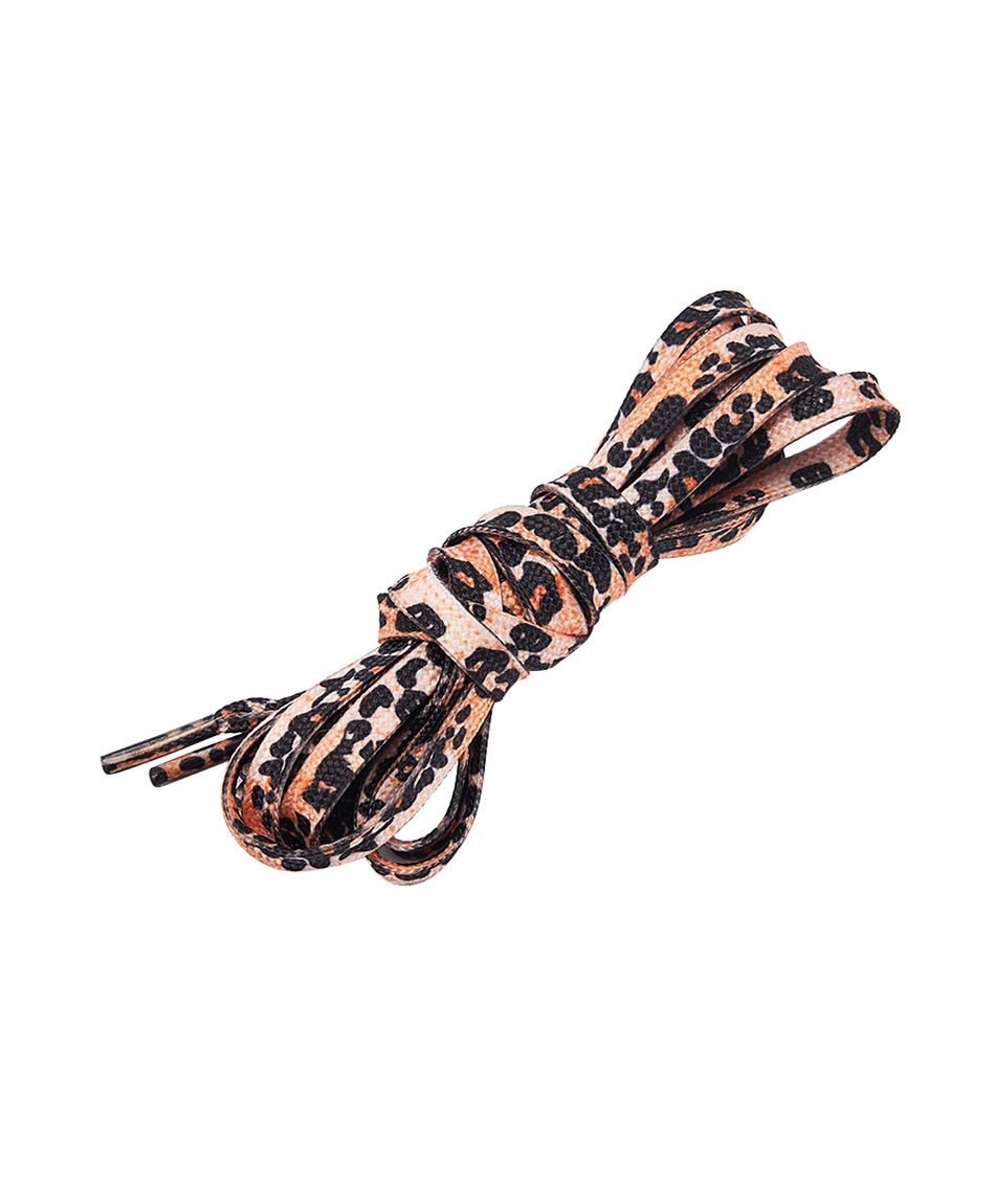 Cordones zapatilla animal print