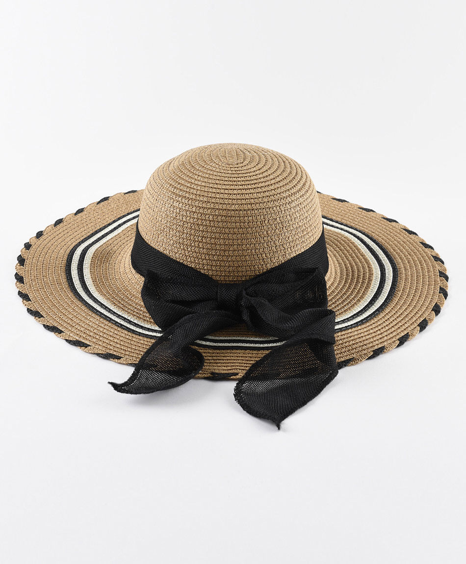 Sombrero mujer l&iacute;neas