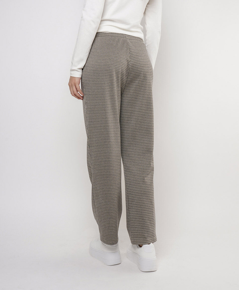 Pantal&oacute;n mujer check lazo