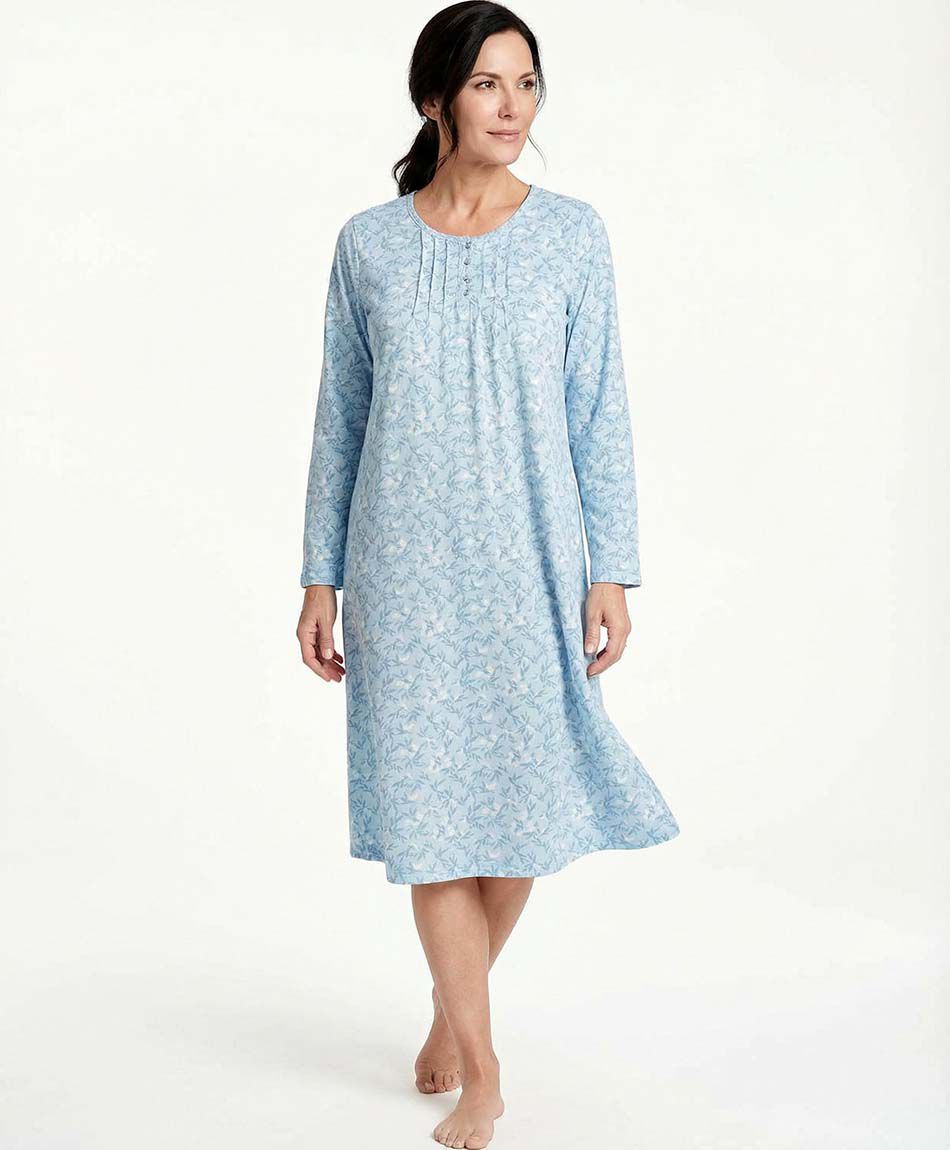 Camisa de dormir mujer floreada