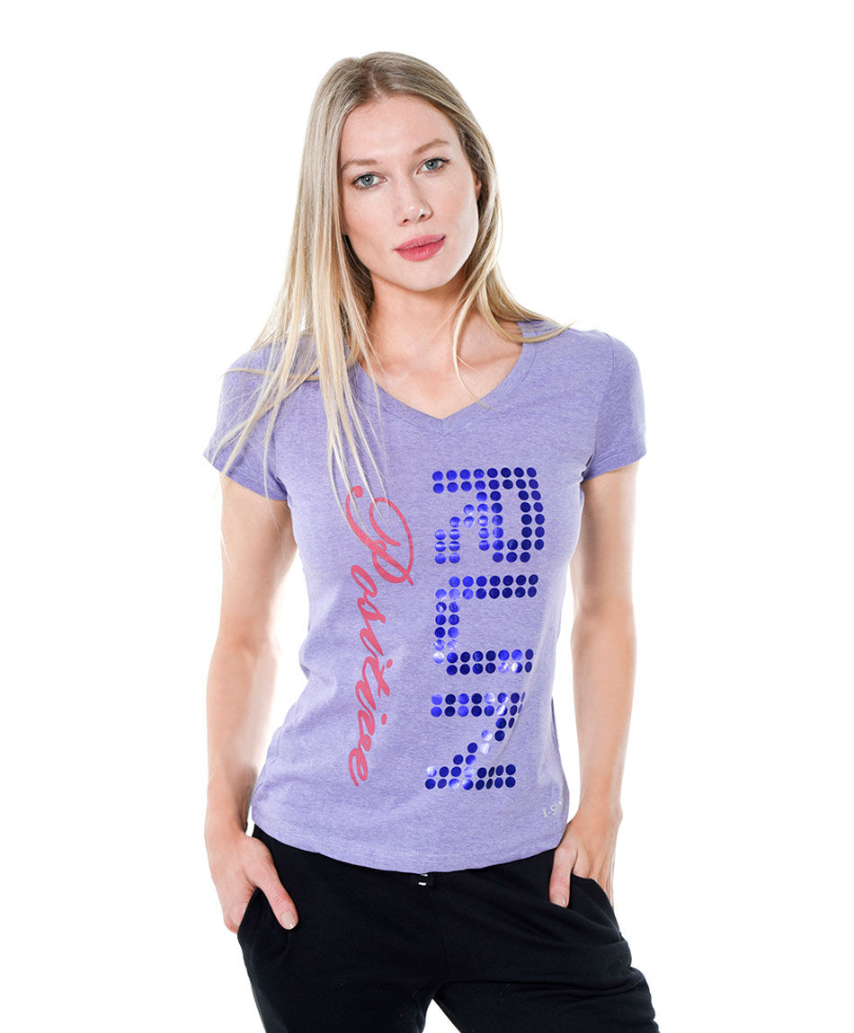 Polera deportiva print