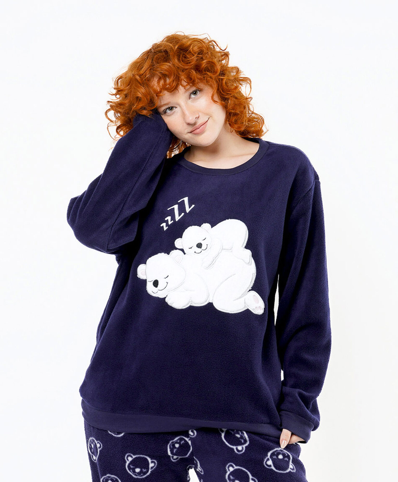 Pijama mujer polar ositos Pijama mujer polar ositos