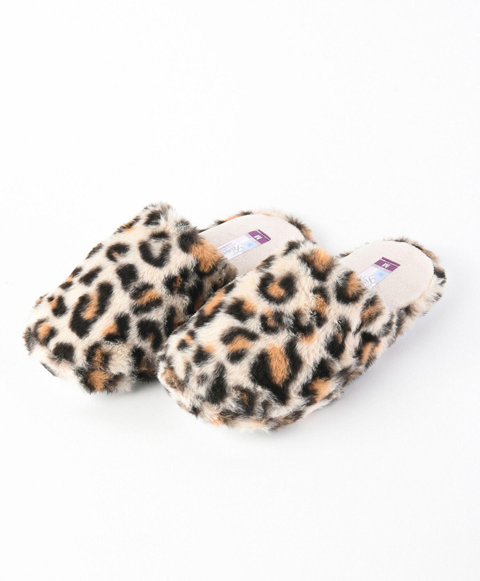 Pantufla mujer animal print café Pantufla mujer animal print café
