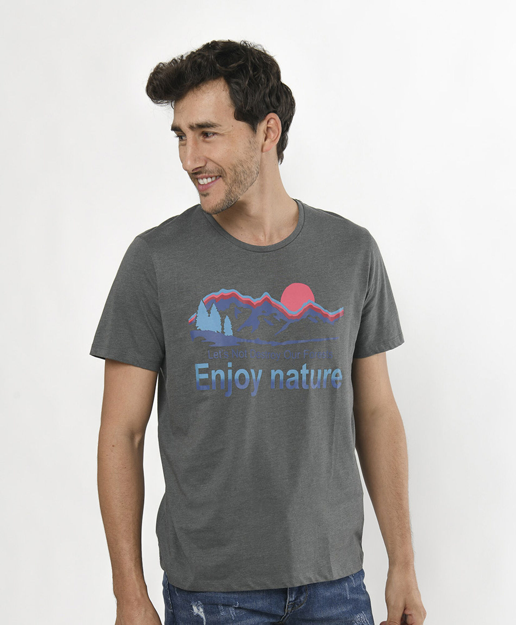 Polera hombre montañas Polera hombre montañas
