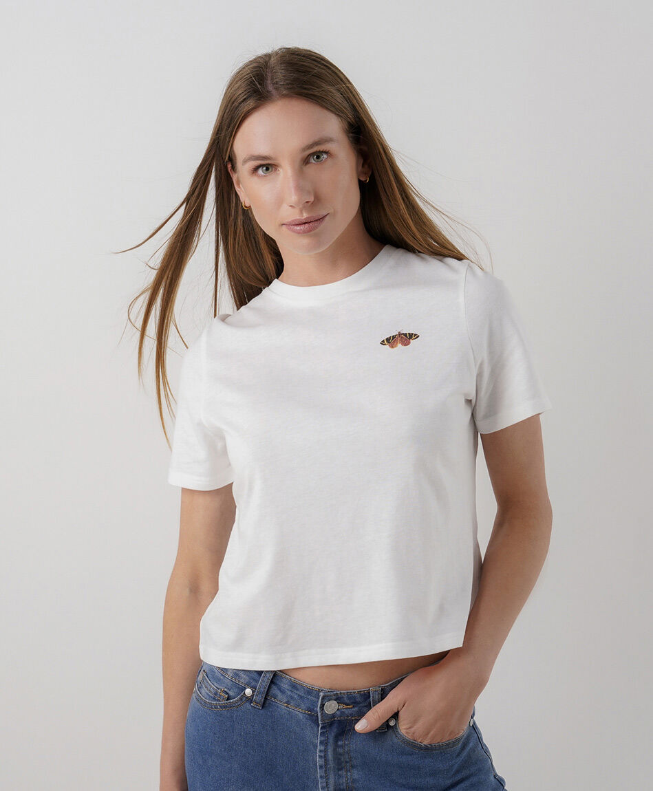 Polera mujer mini mariposa