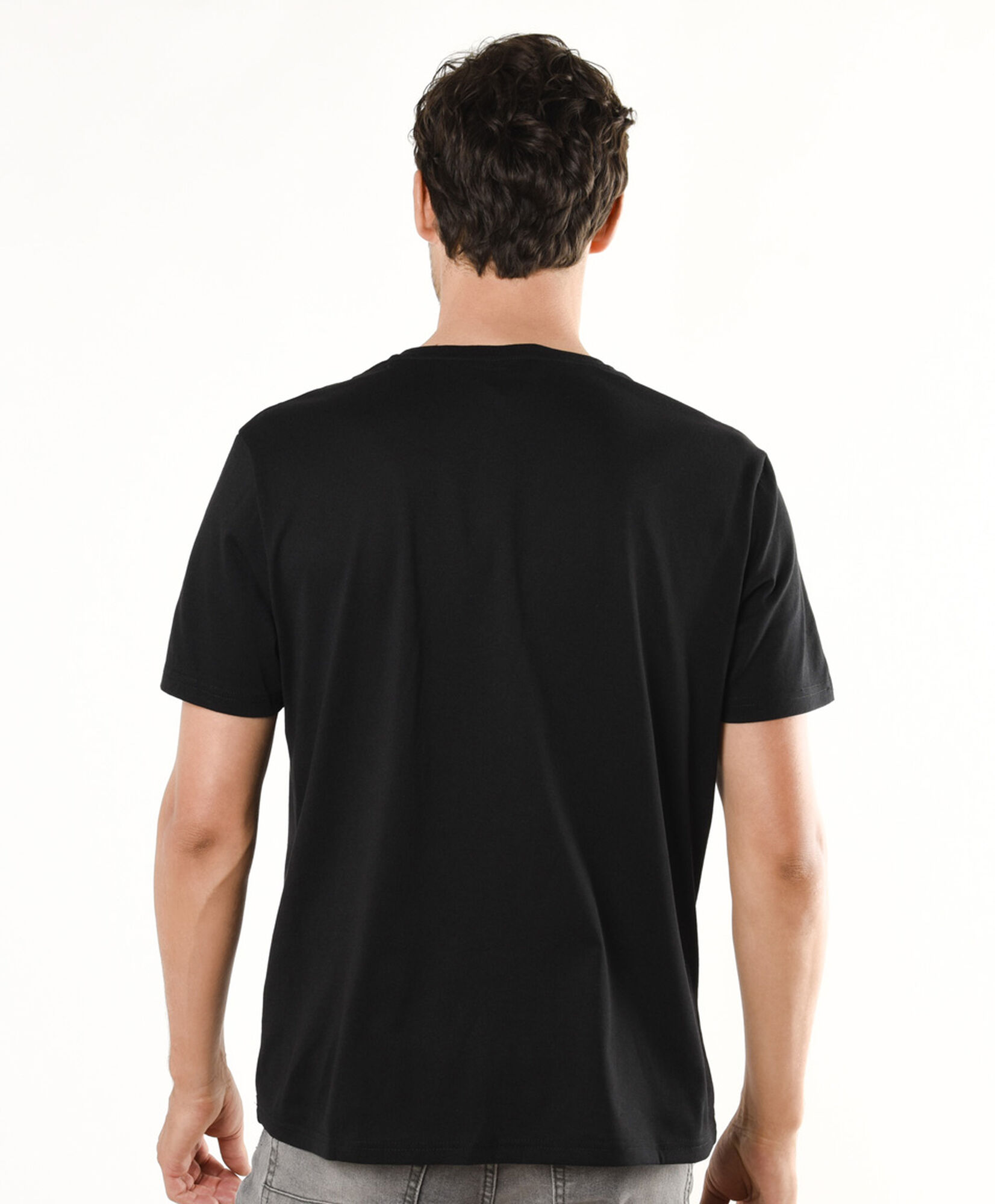 Polera hombre básica lisa Polera hombre básica lisa