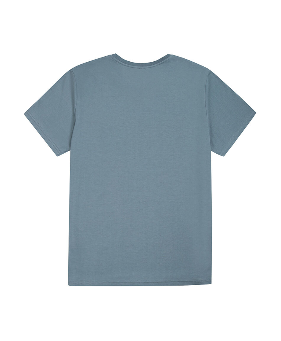 Polera hombre cuello en v lisa