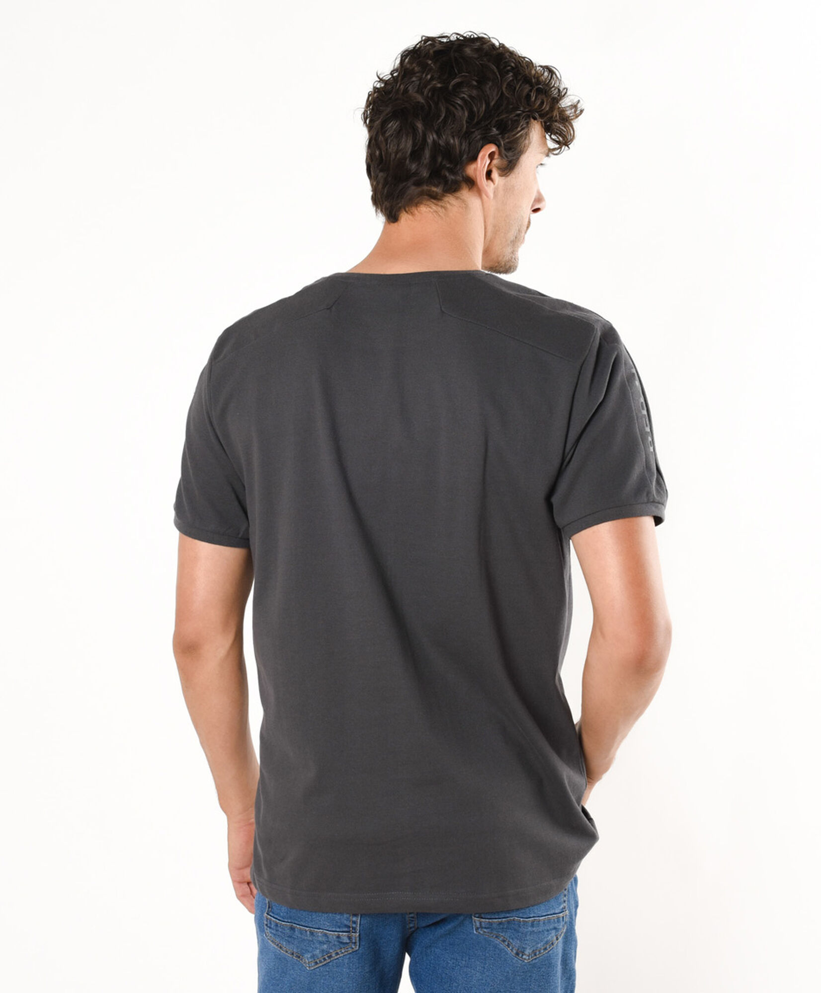 Polera hombre print manga Polera hombre print manga