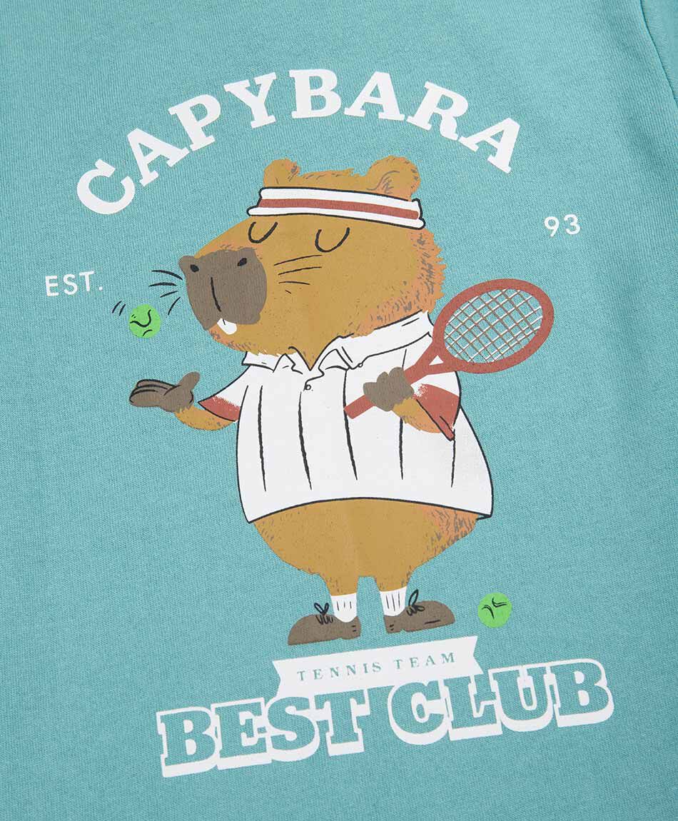 Polera beb&eacute; capibara tenis