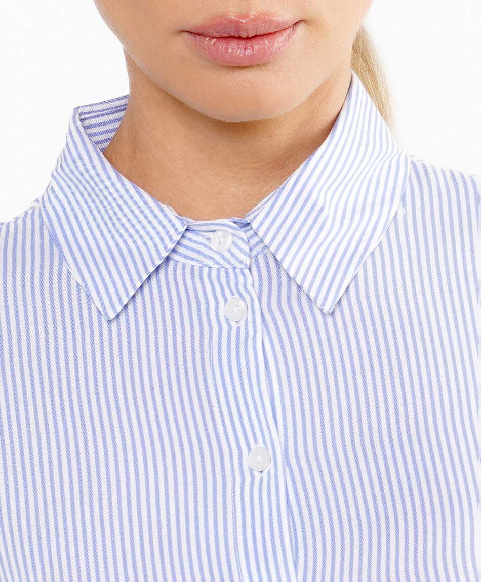 Blusa mujer rallas elegantes