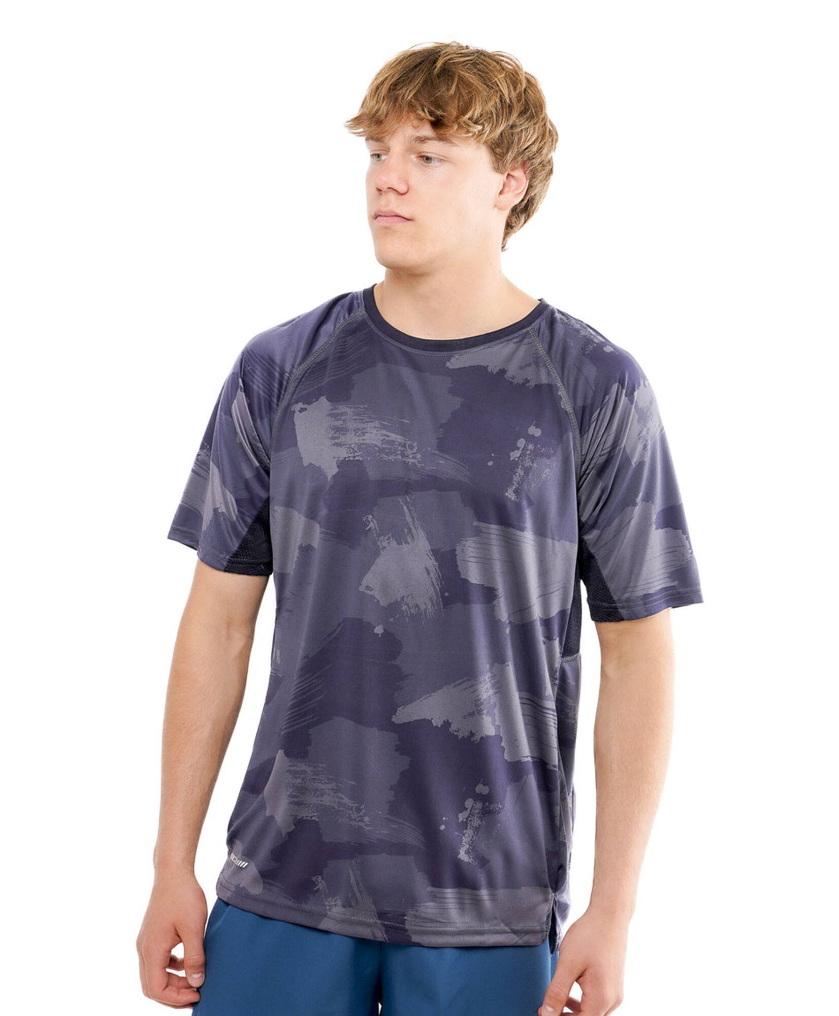 Polera deportiva hombre pinceladas Polera deportiva hombre pinceladas