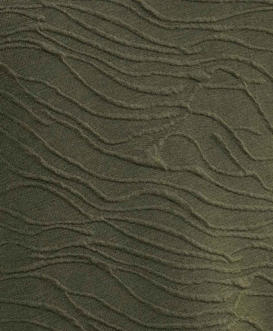 Polera mujer textura cebra verde