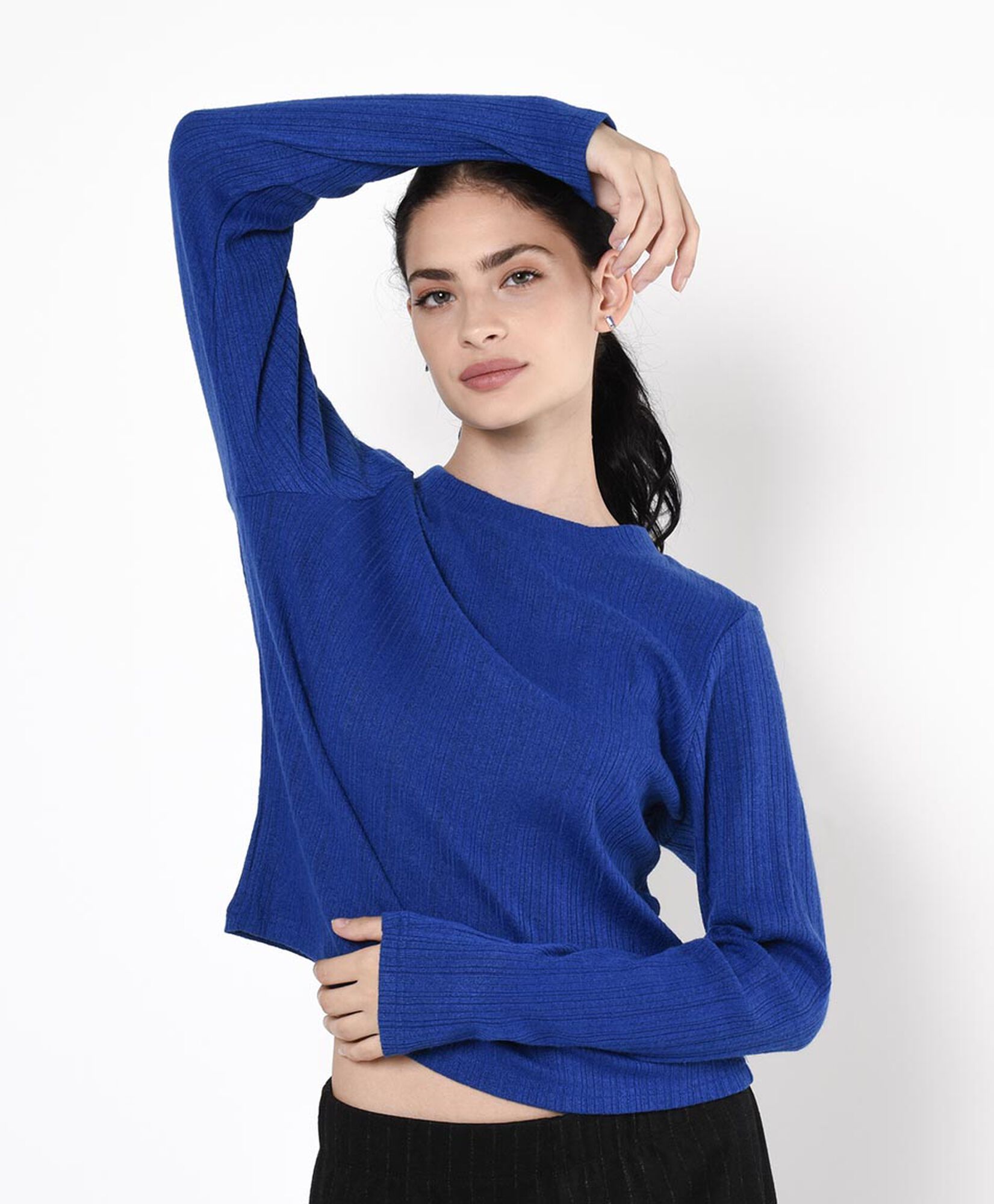 Polera mujer acanalada Polera mujer acanalada