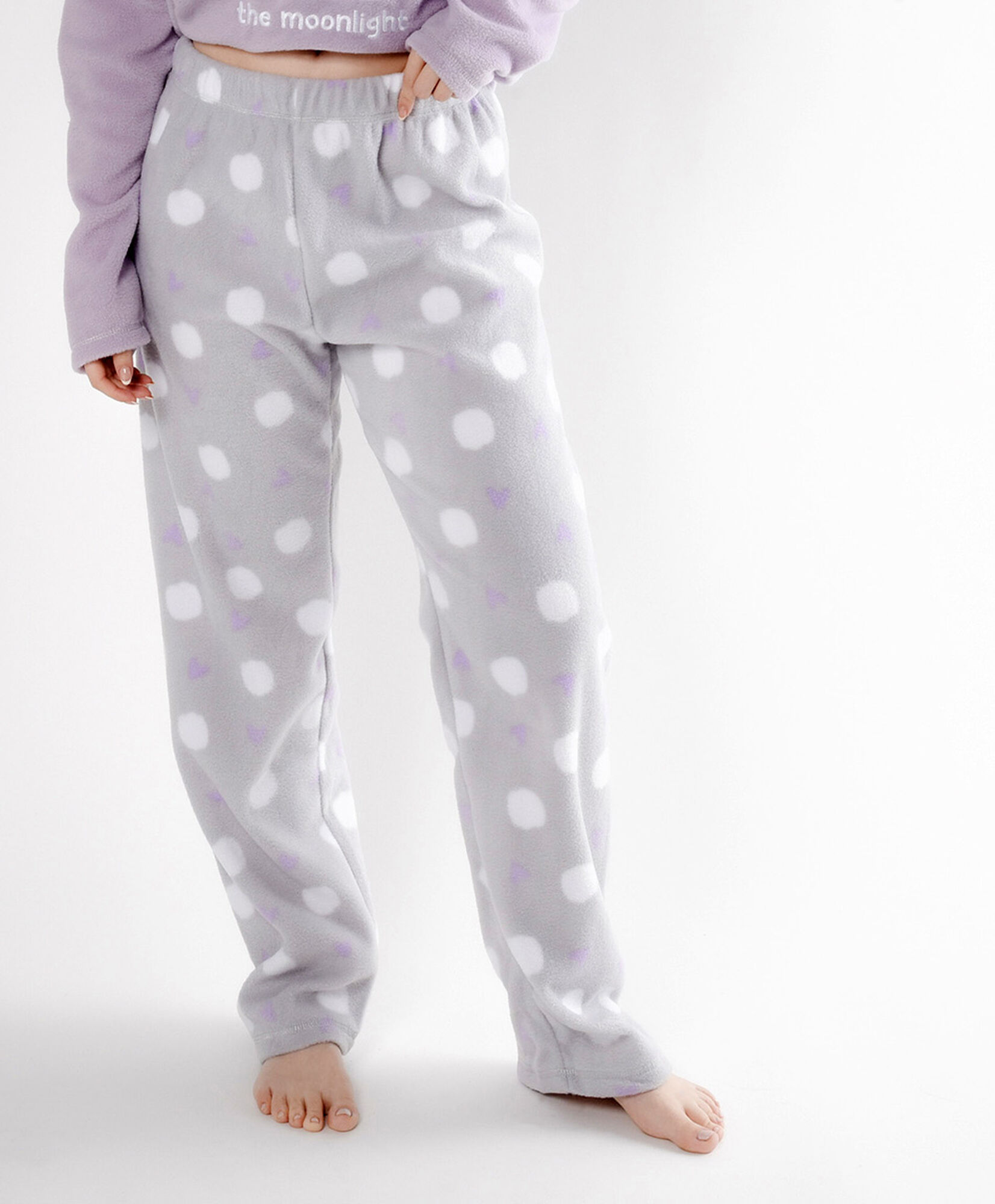 Pijama mujer polar buho puntos Pijama mujer polar buho puntos